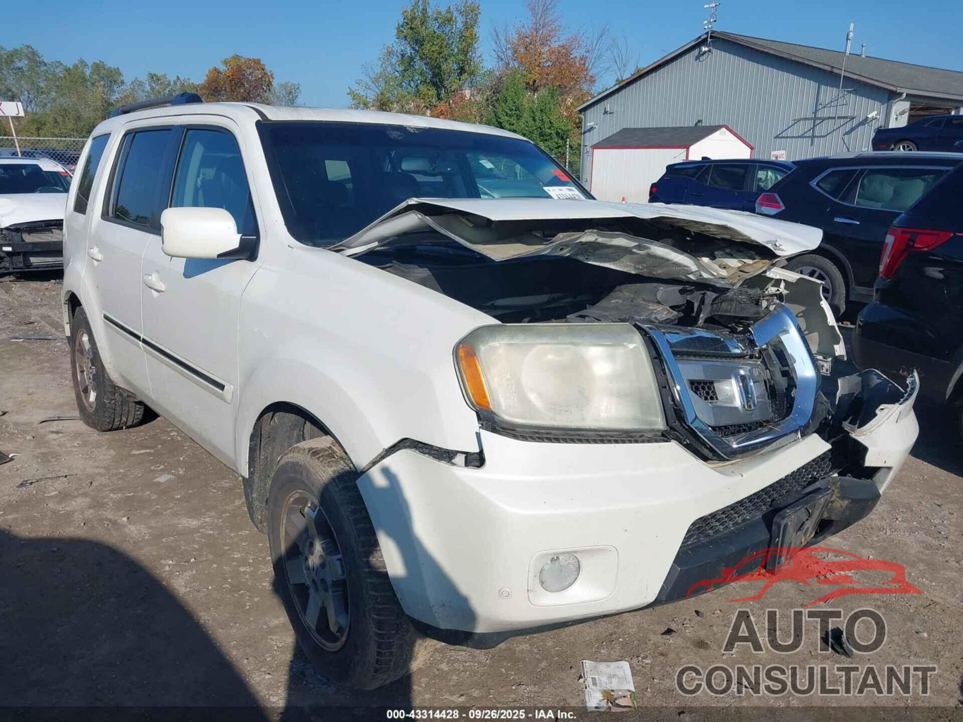 HONDA PILOT 2011 - 5FNYF4H91BB012626
