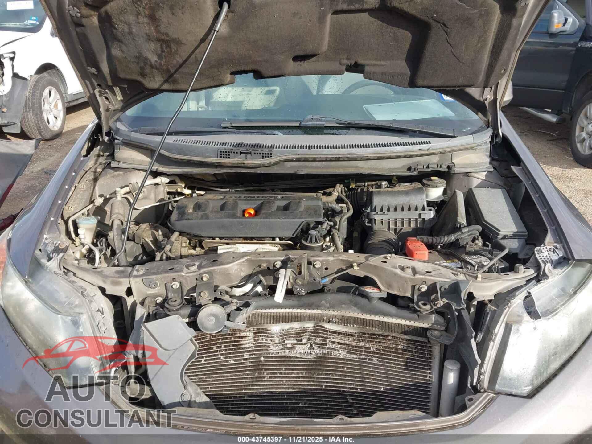 HONDA CIVIC 2012 - 19XFB2F57CE056693