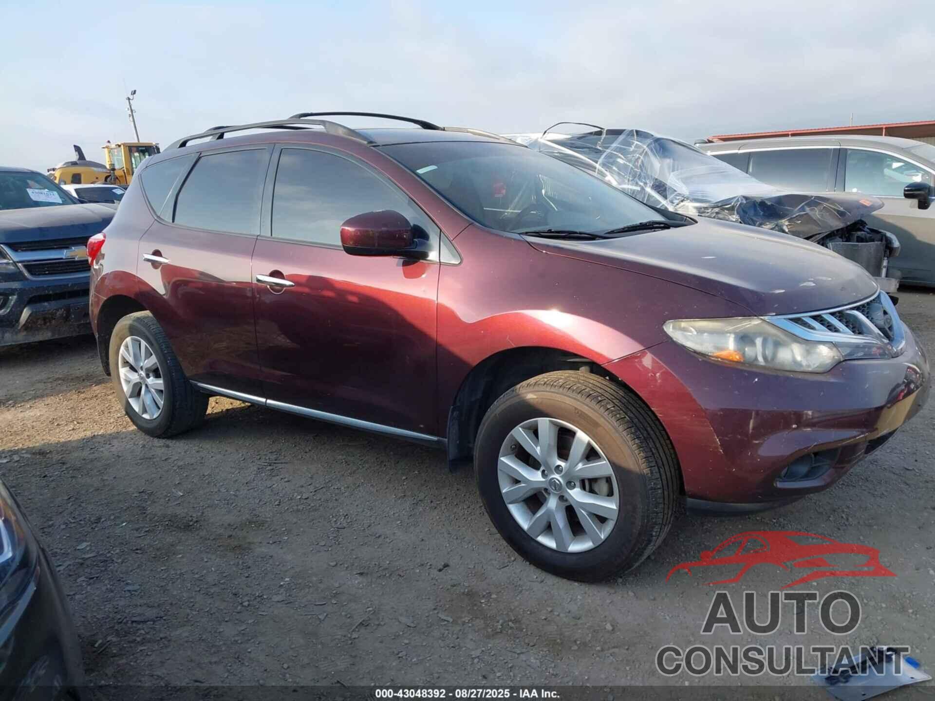 NISSAN MURANO 2014 - JN8AZ1MU4EW413819