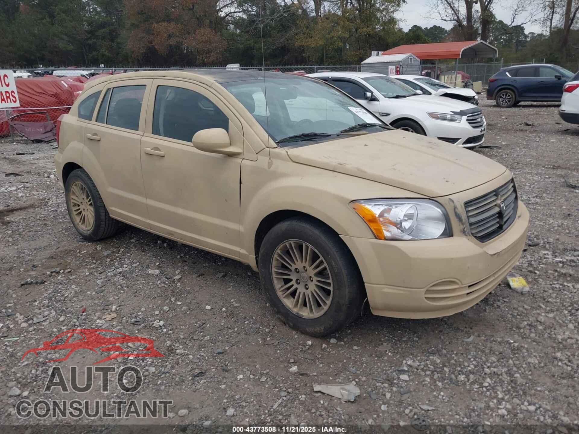 DODGE CALIBER 2012 - 1C3CDWBA9CD511380
