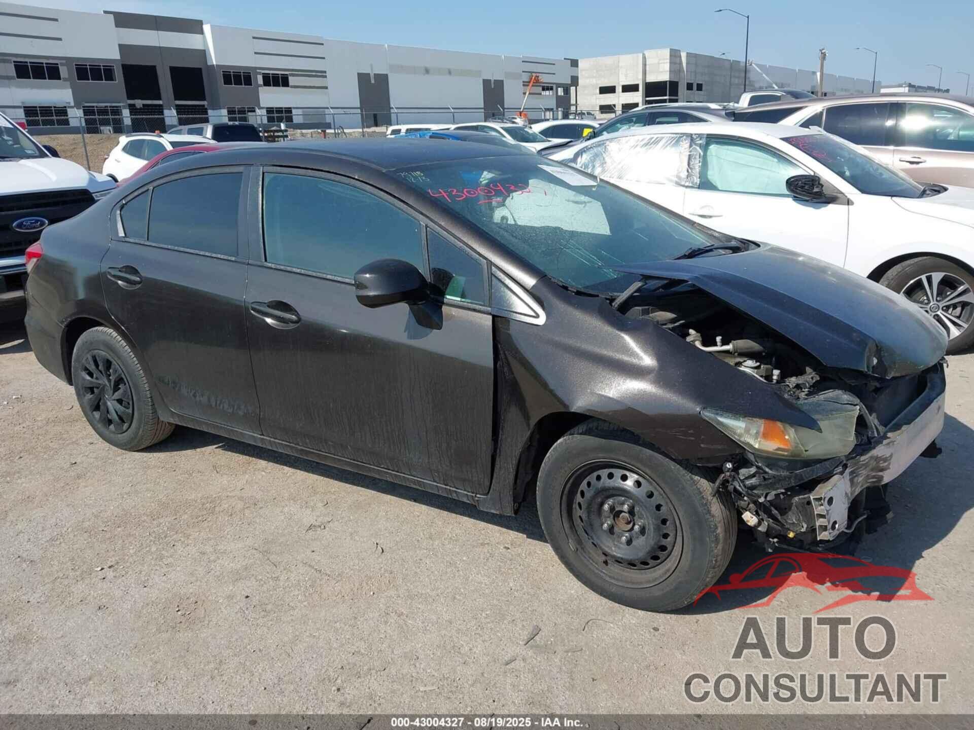 HONDA CIVIC 2013 - 19XFB2F5XDE255755