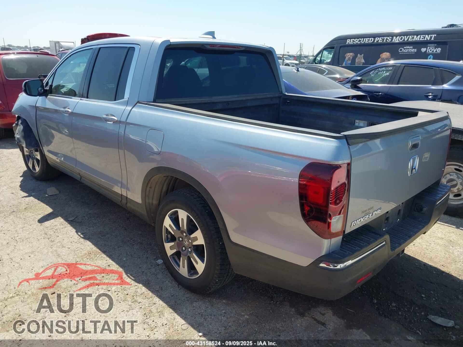 HONDA RIDGELINE 2017 - 5FPYK2F67HB005866
