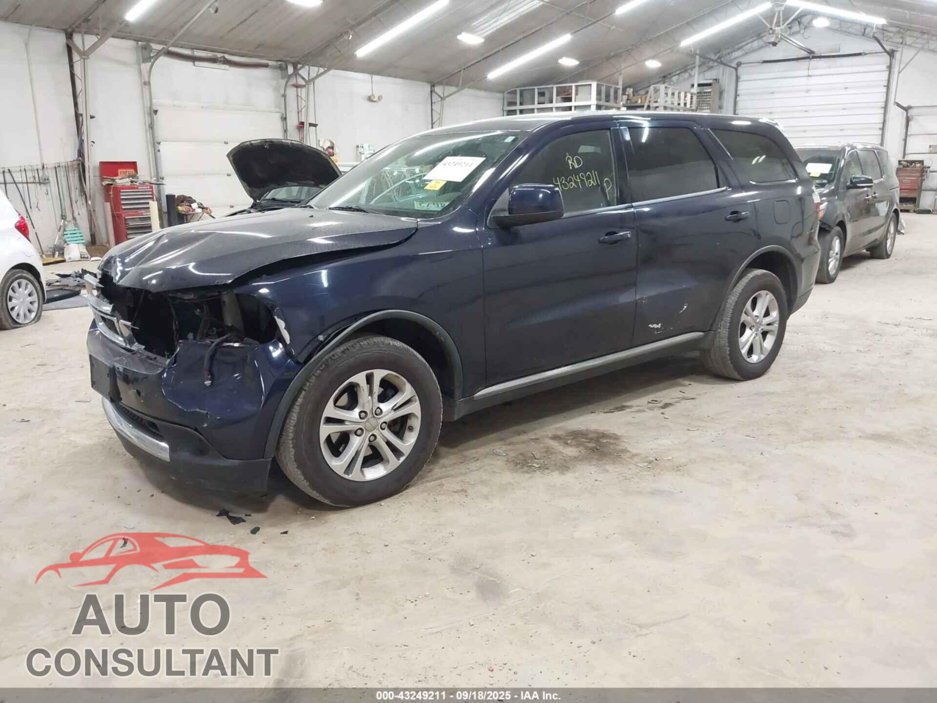 DODGE DURANGO 2012 - 1C4RDJAG9CC164184