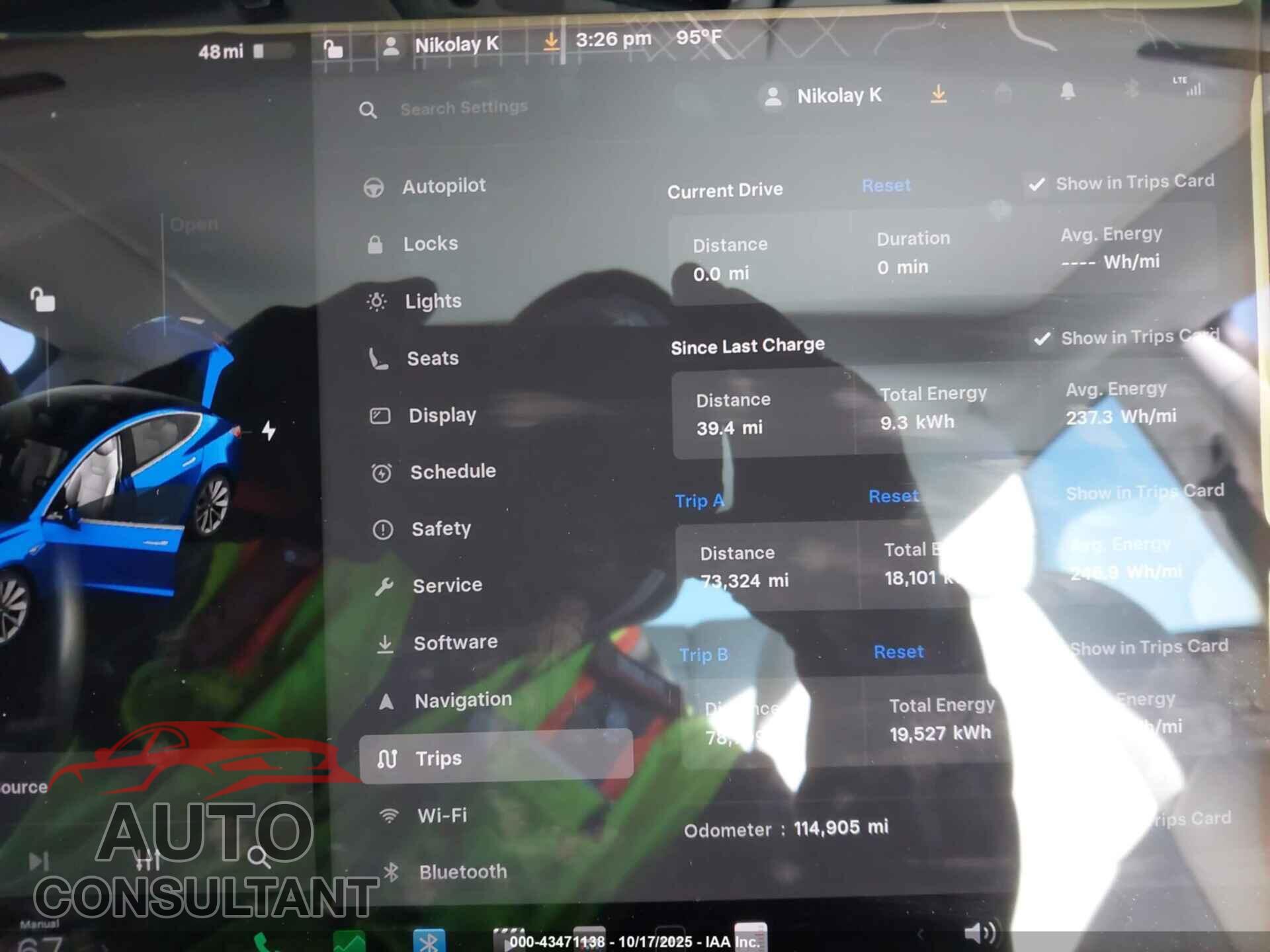 TESLA MODEL 3 2019 - 5YJ3E1EA4KF413226