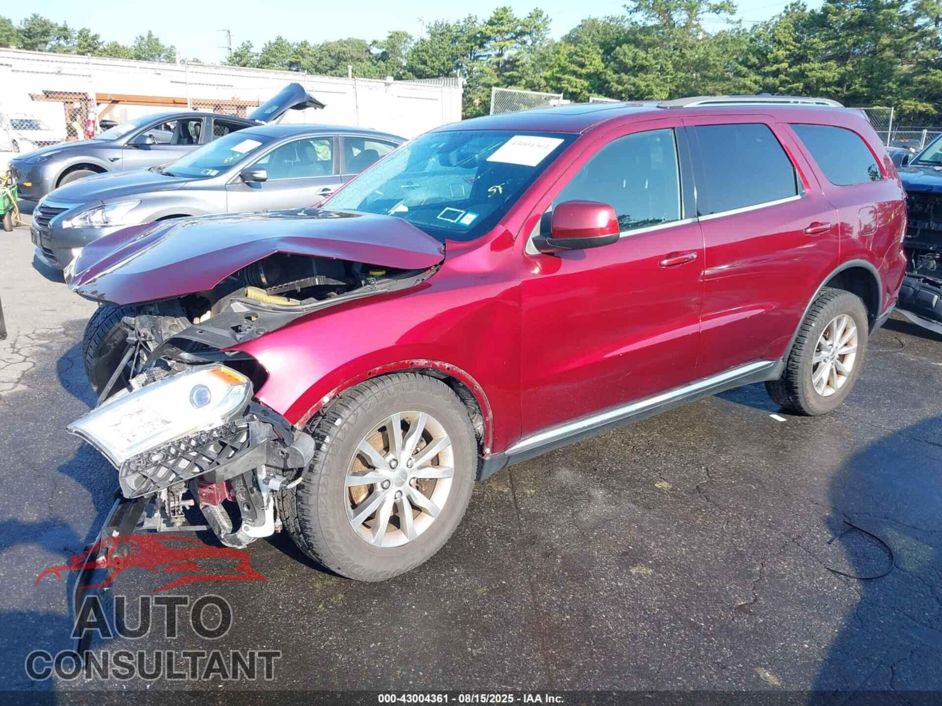 DODGE DURANGO 2017 - 1C4RDJAG9HC629859