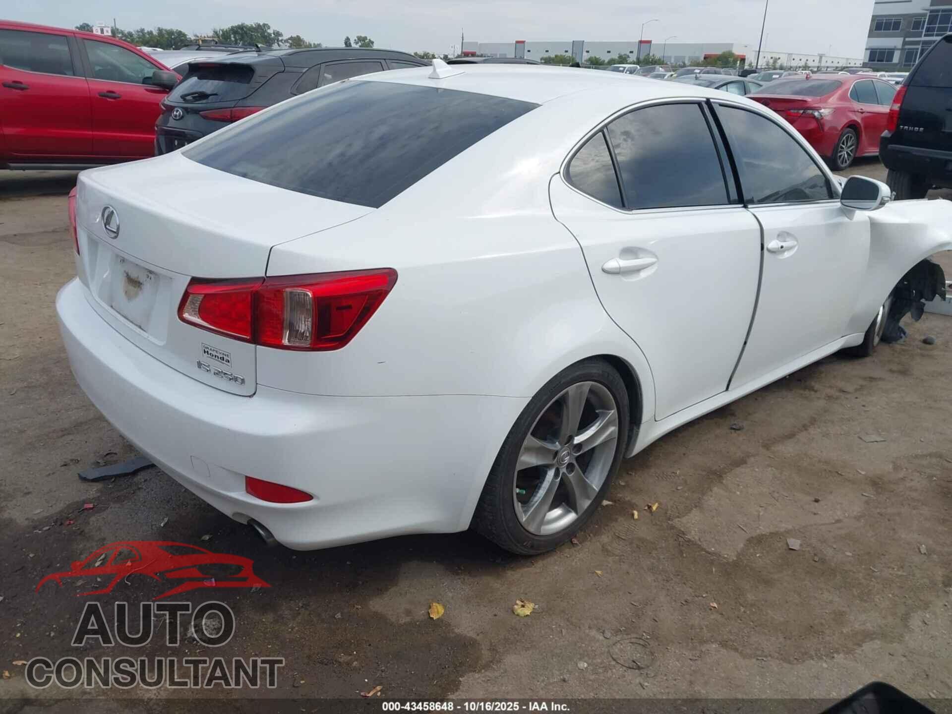 LEXUS IS 250 2012 - JTHBF5C25C5167865