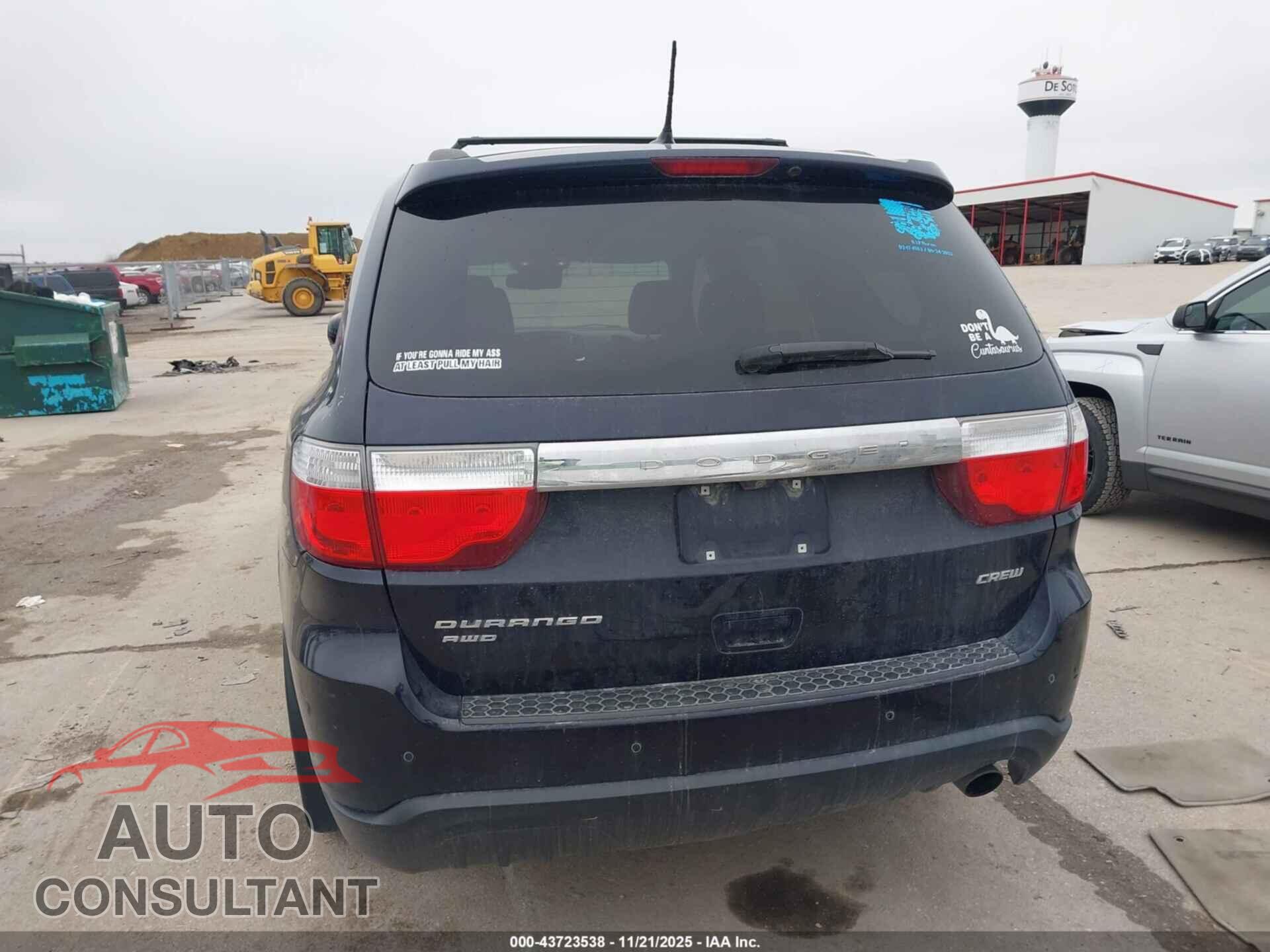 DODGE DURANGO 2011 - 1D4RE2GG2BC631120