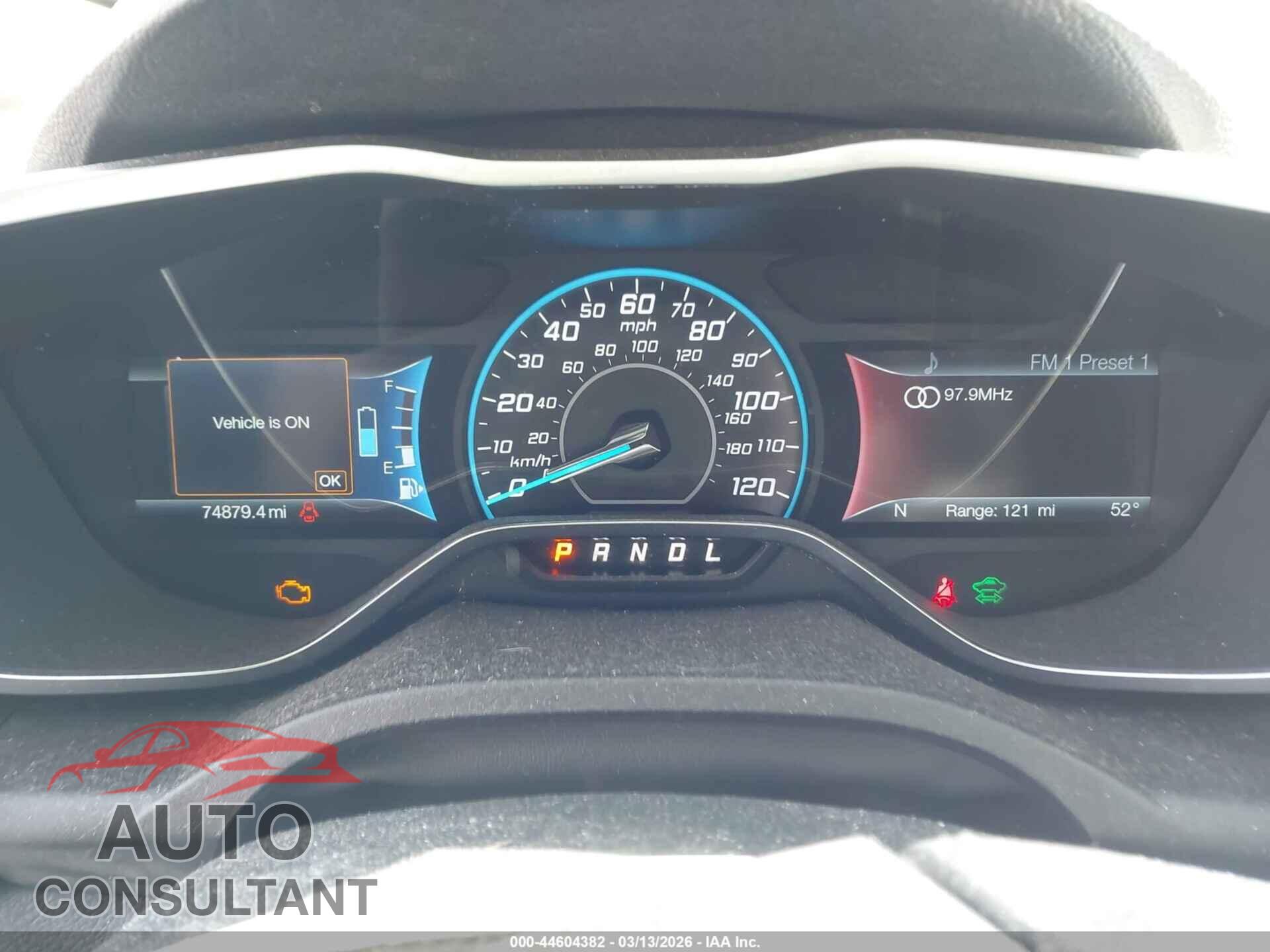 FORD C-MAX ENERGI 2017 - 1FADP5EU3HL101264