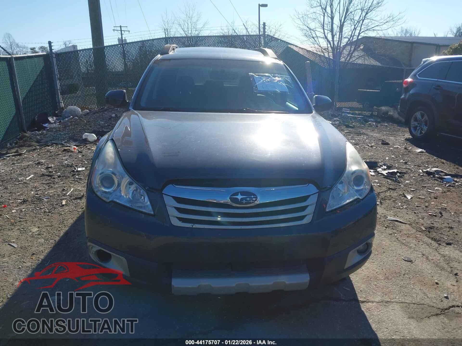 SUBARU OUTBACK 2011 - 4S4BRBLC2B3443263