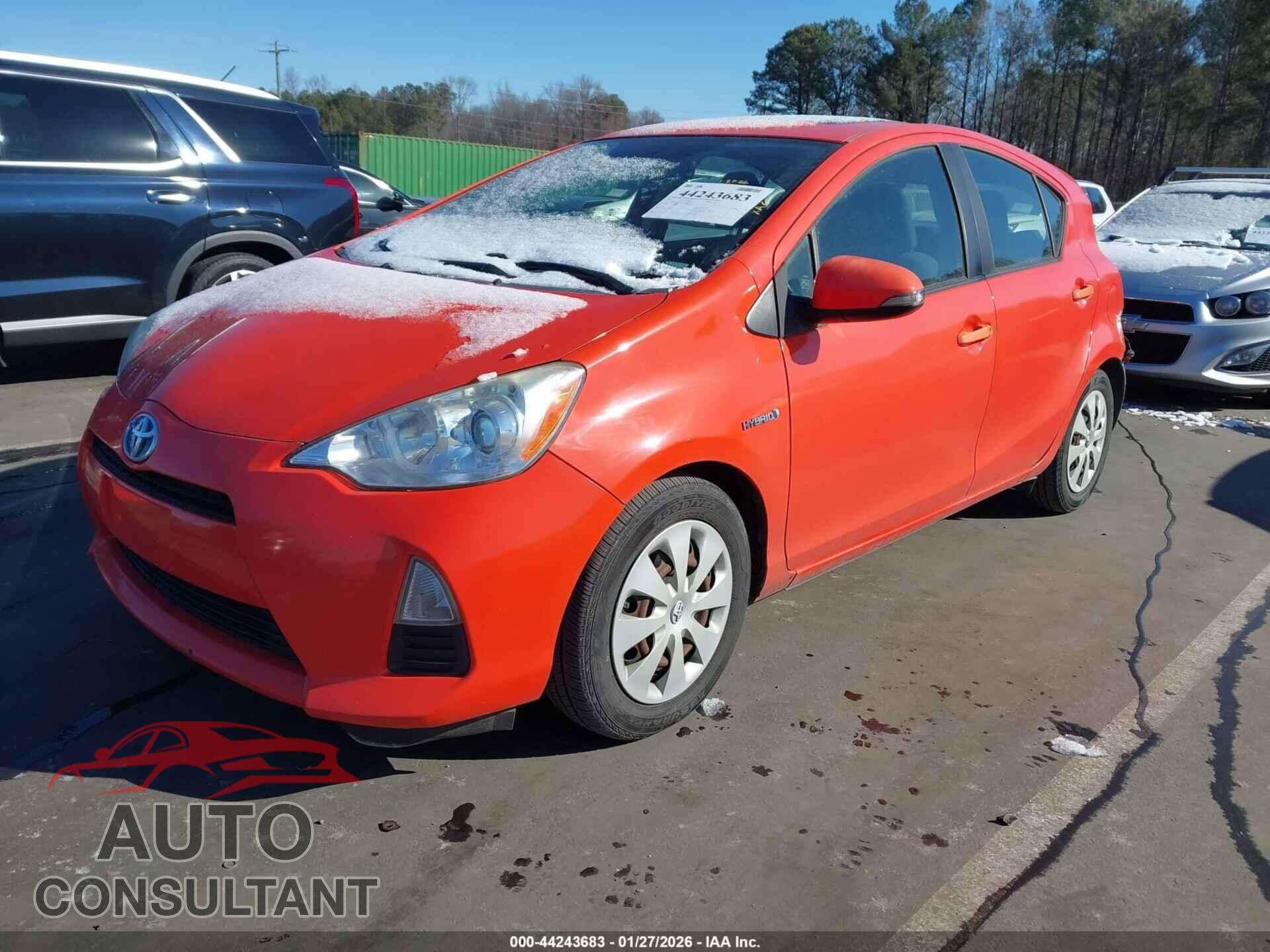 TOYOTA PRIUS C 2013 - JTDKDTB30D1040407