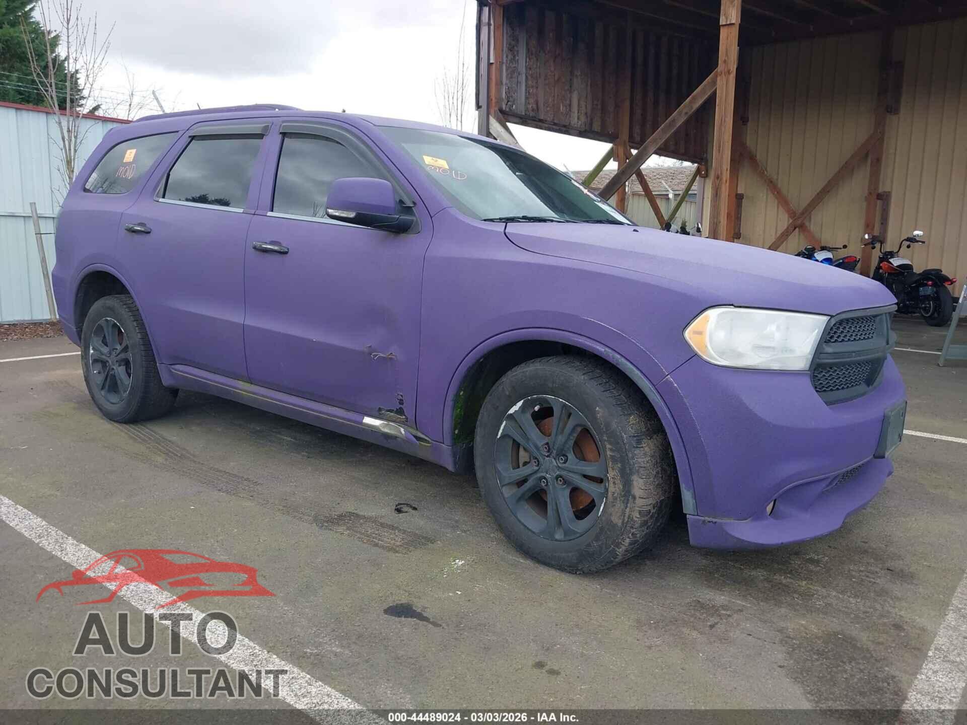 DODGE DURANGO 2012 - 1C4RDJDGXCC105656