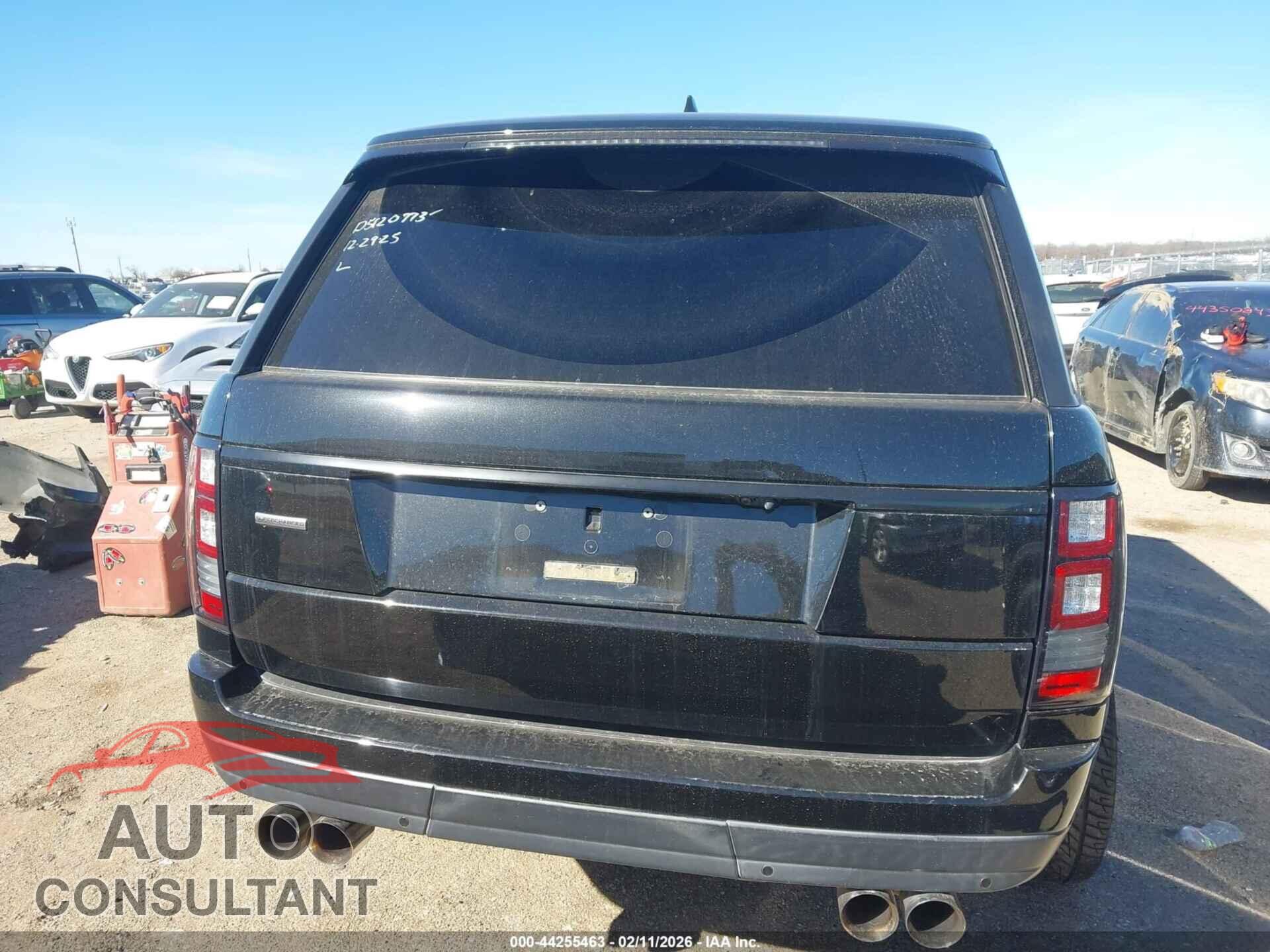 LAND ROVER RANGE ROVER 2017 - SALGS2FE5HA334255