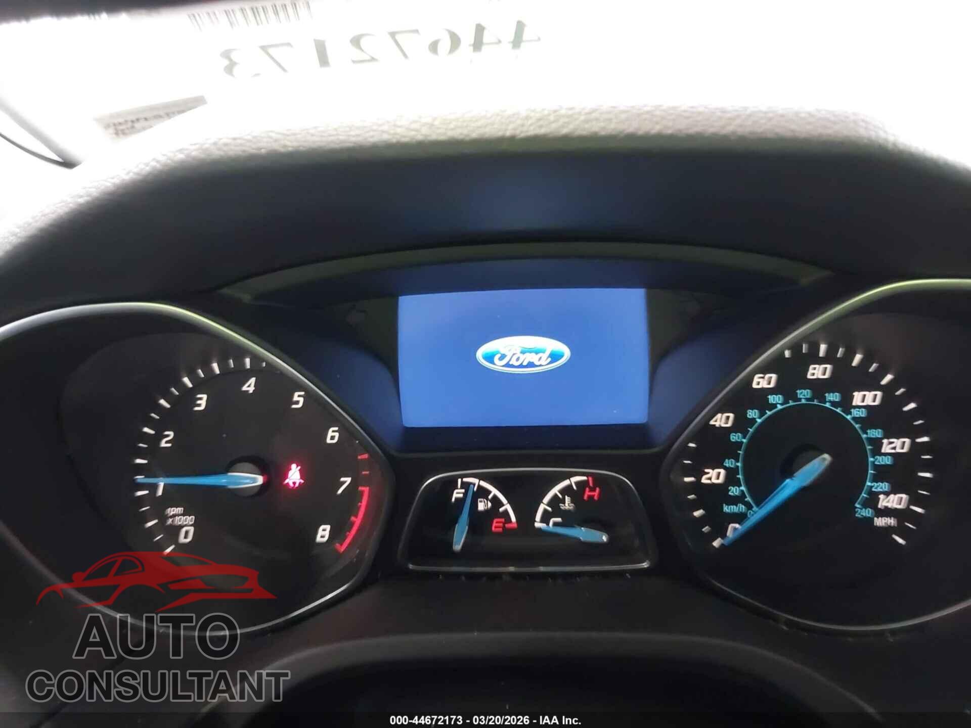 FORD FOCUS 2014 - 1FADP3F21EL378024