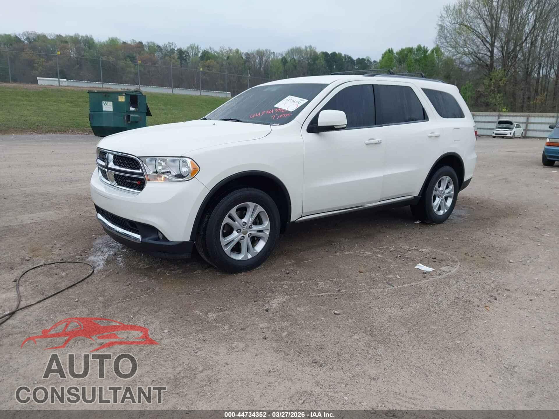 DODGE DURANGO 2012 - 1C4RDJDG8CC285932