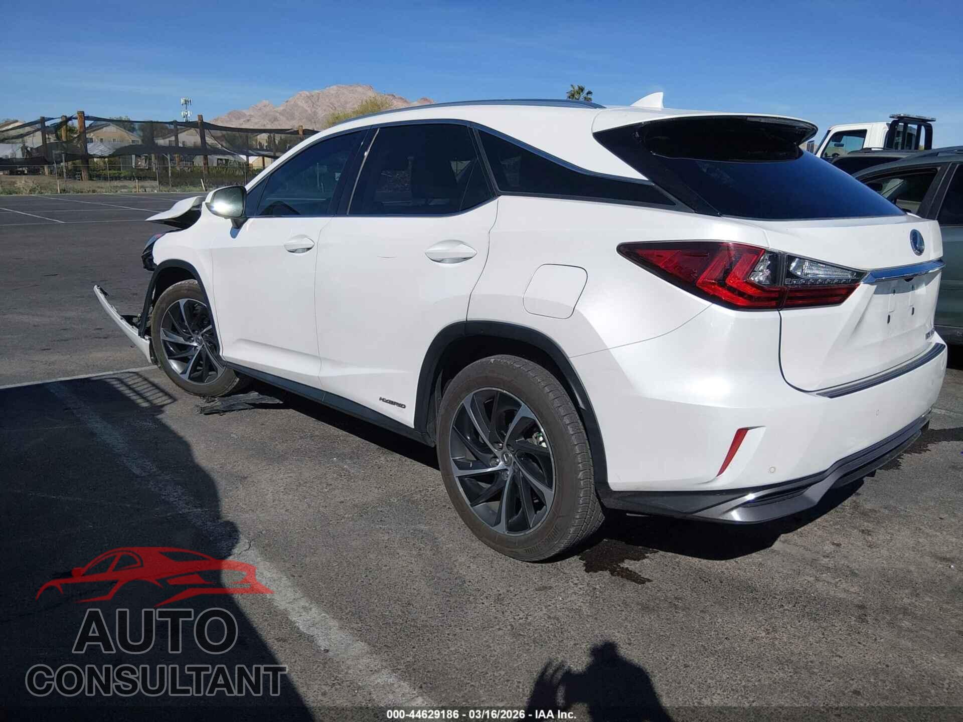 LEXUS RX 450H 2017 - 2T2BGMCA9HC016355