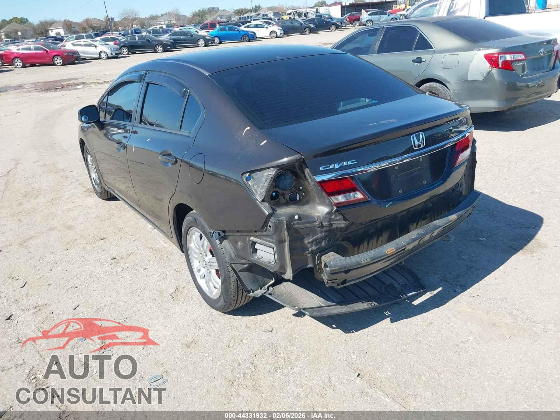 HONDA CIVIC 2013 - 2HGFB2F53DH577479