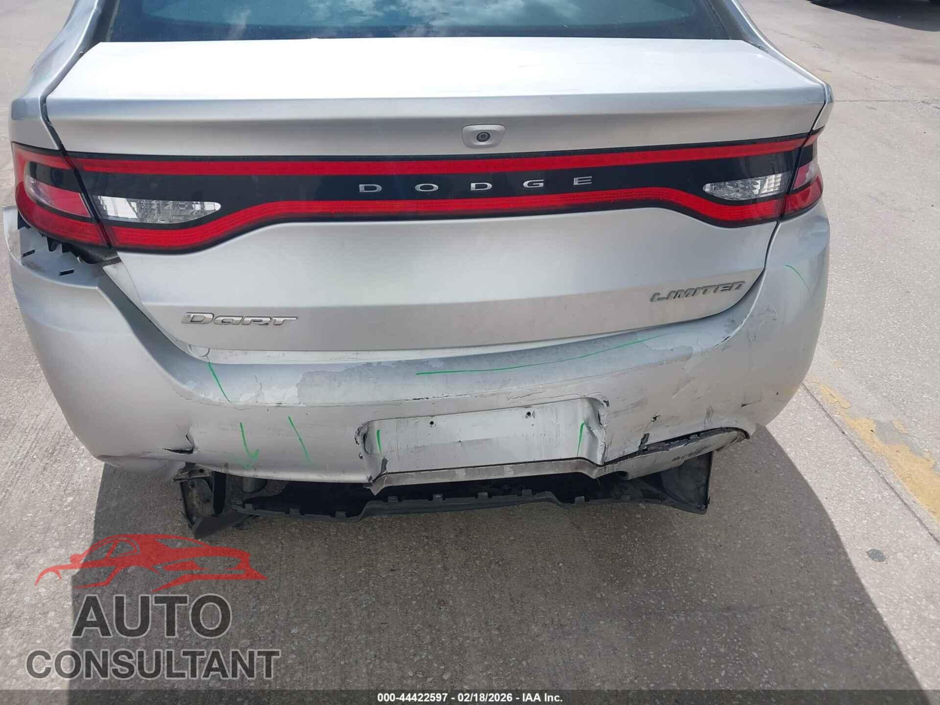 DODGE DART 2013 - 1C3CDFCA7DD268054