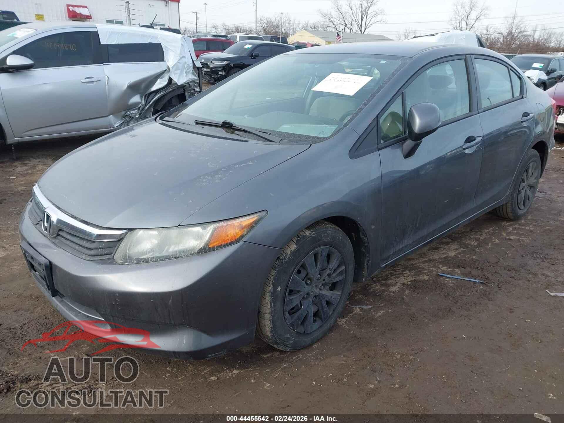 HONDA CIVIC 2012 - 19XFB2F53CE104559