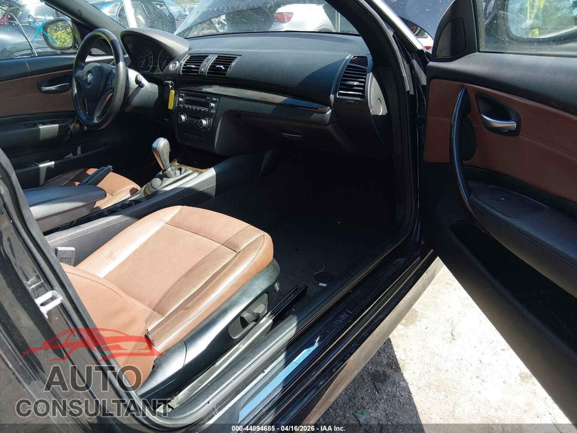 BMW 128I 2012 - WBAUL7C56CVM82857