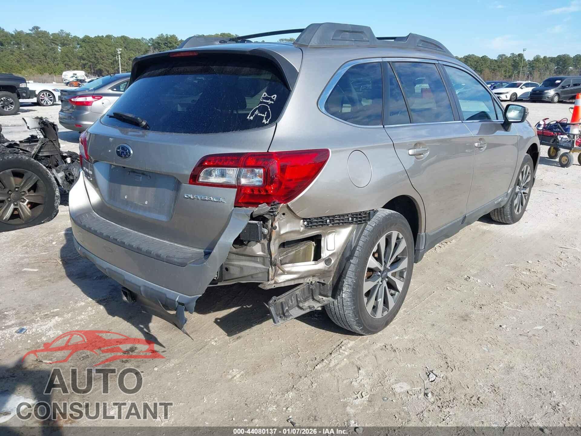 SUBARU OUTBACK 2015 - 4S4BSBLC2F3256857