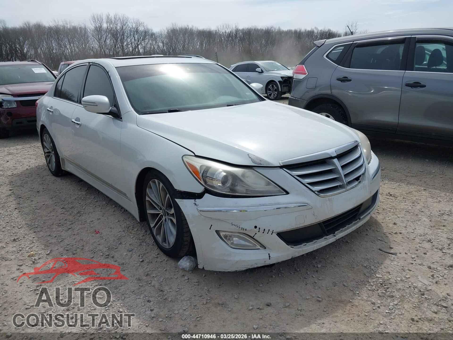 HYUNDAI GENESIS 2012 - KMHGC4DF8CU175357