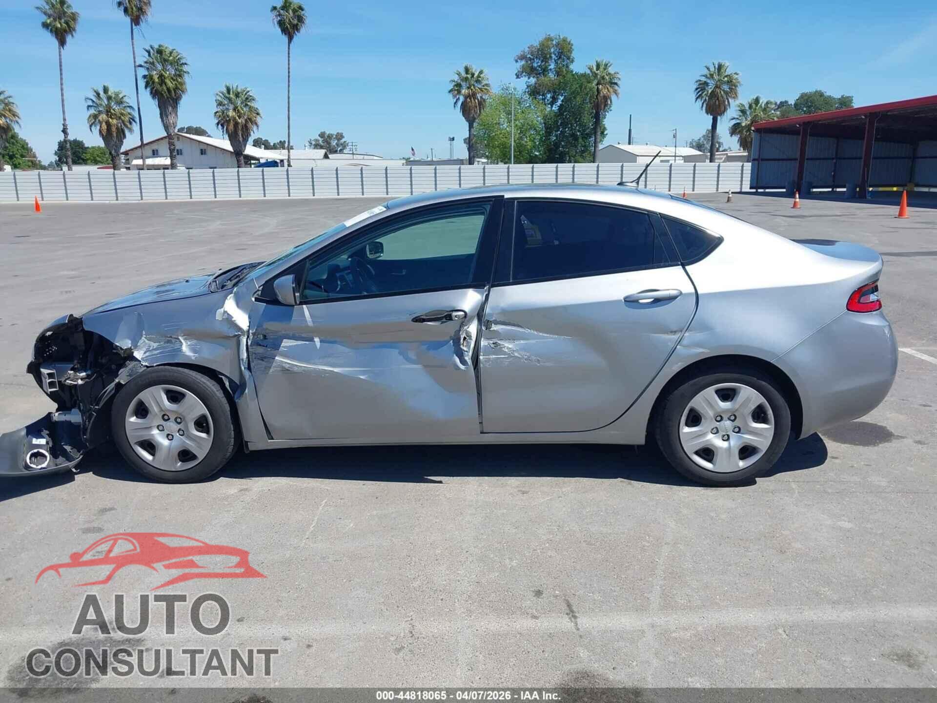 DODGE DART 2014 - 1C3CDFAA1ED883574