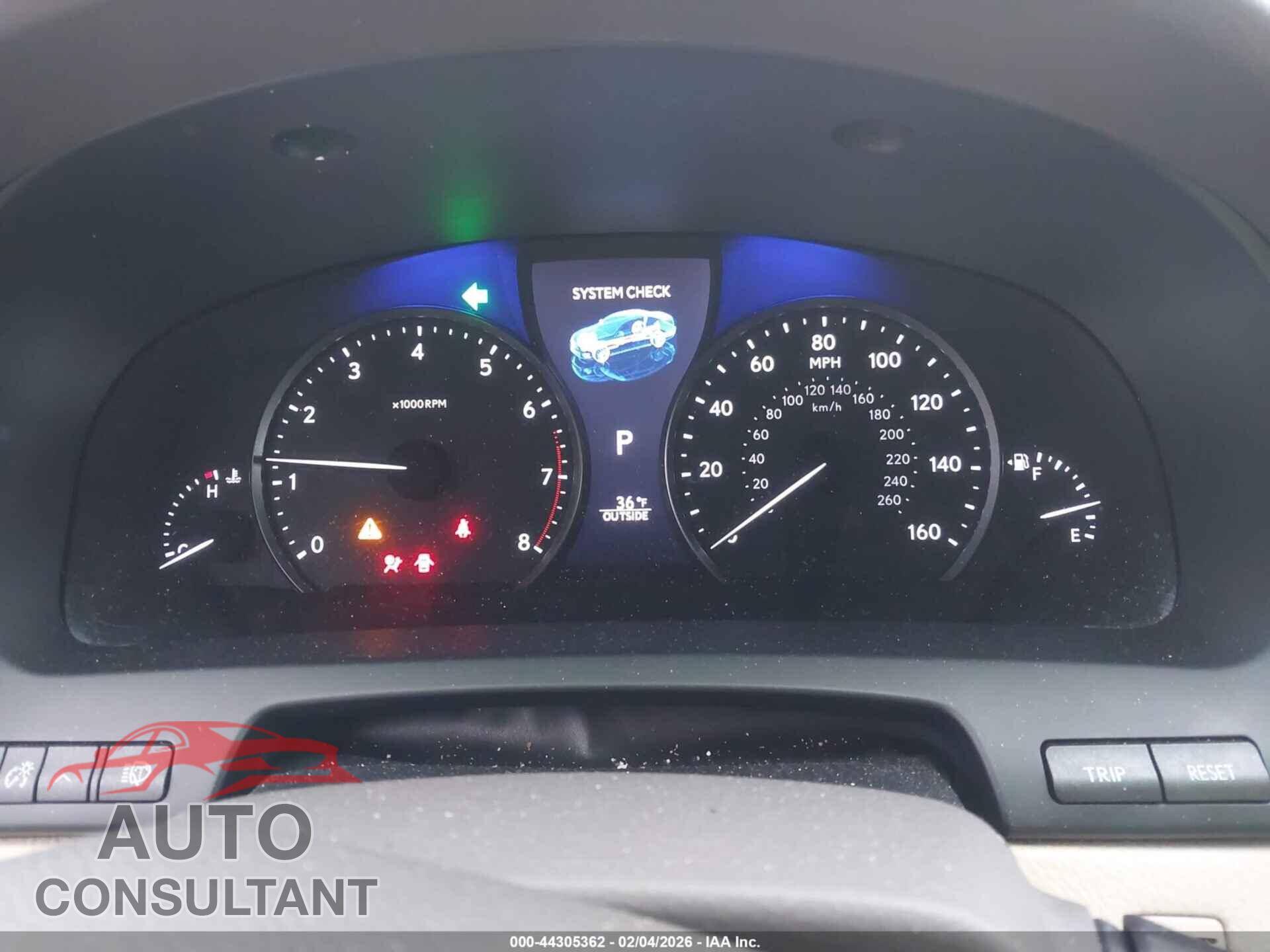 LEXUS LS 460 2017 - JTHBL5EF8H5145245