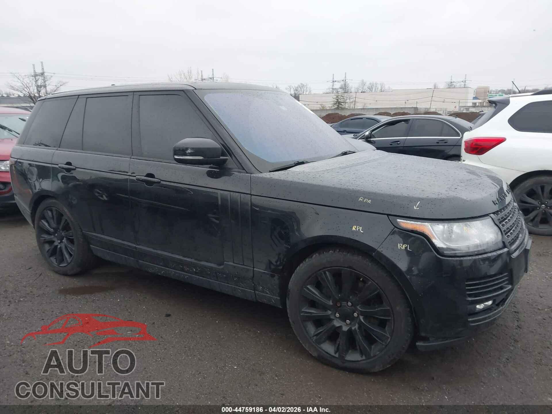 LAND ROVER RANGE ROVER 2016 - SALGS2EF9GA276630