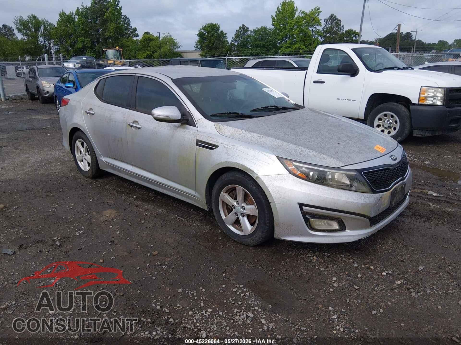 KIA OPTIMA 2014 - KNAGM4A70E5499444
