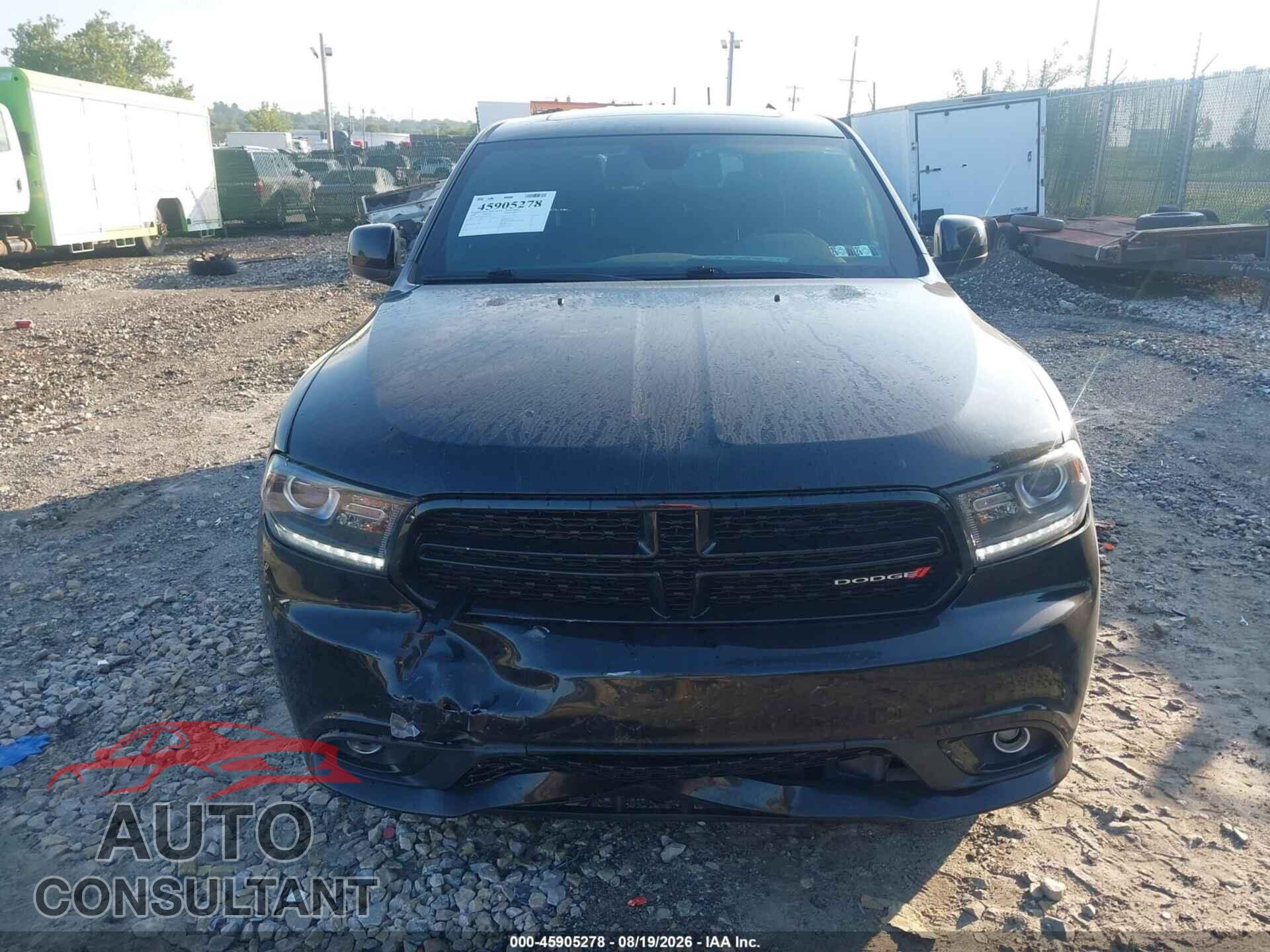 DODGE DURANGO 2018 - 1C4RDJAG2JC323978