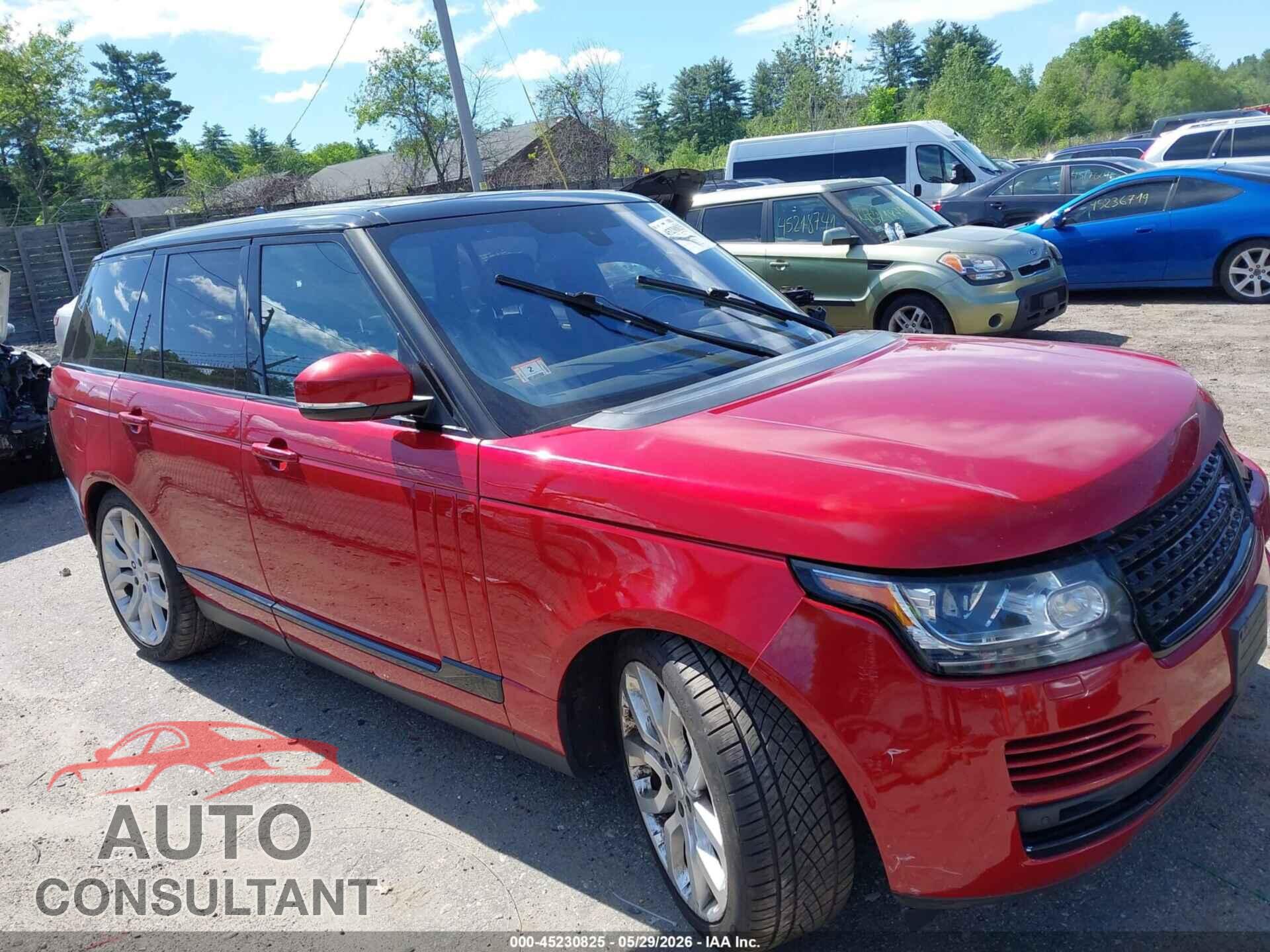 LAND ROVER RANGE ROVER 2016 - SALGS2PF0GA310158