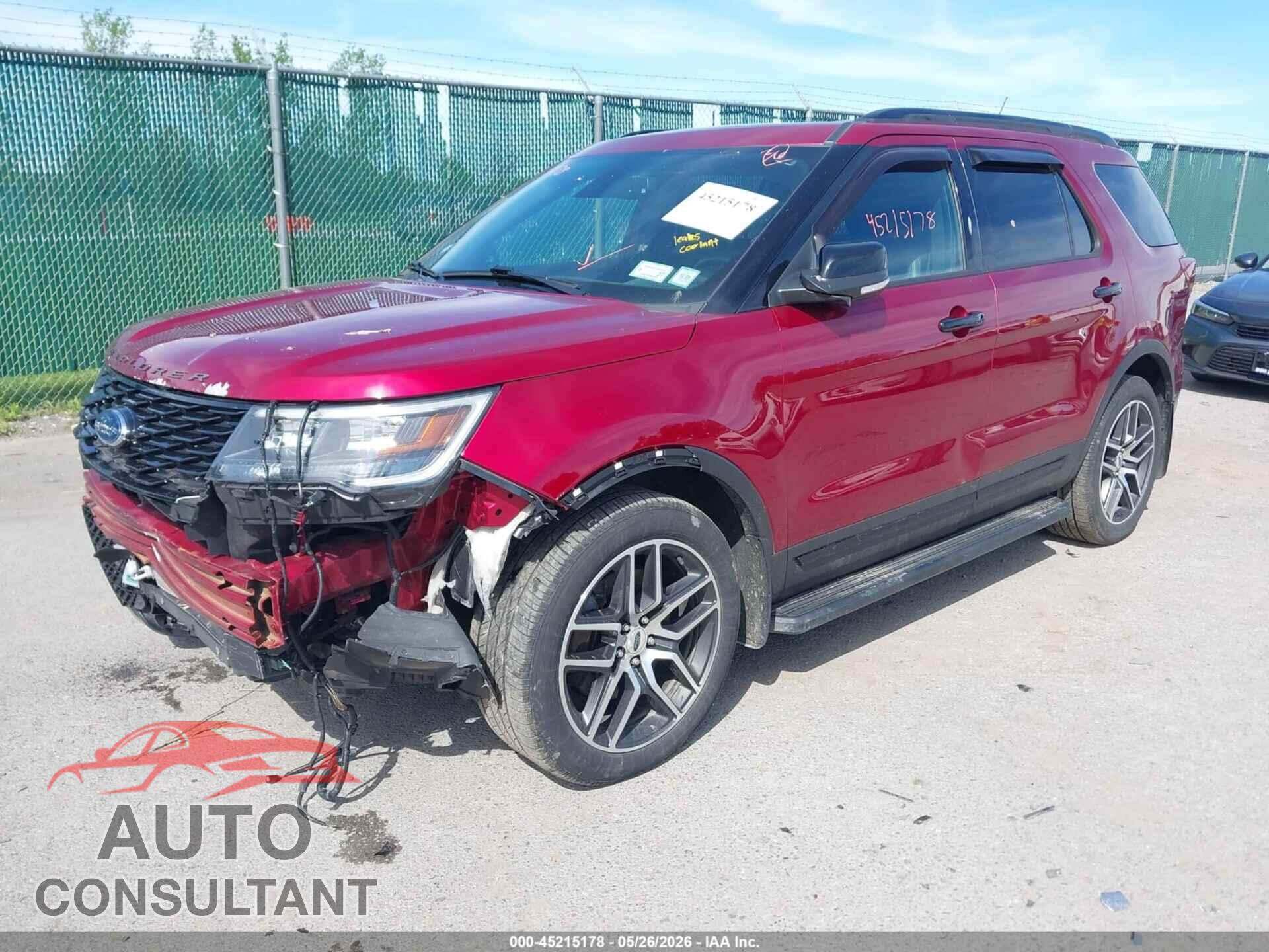 FORD EXPLORER 2018 - 1FM5K8GTXJGB05728
