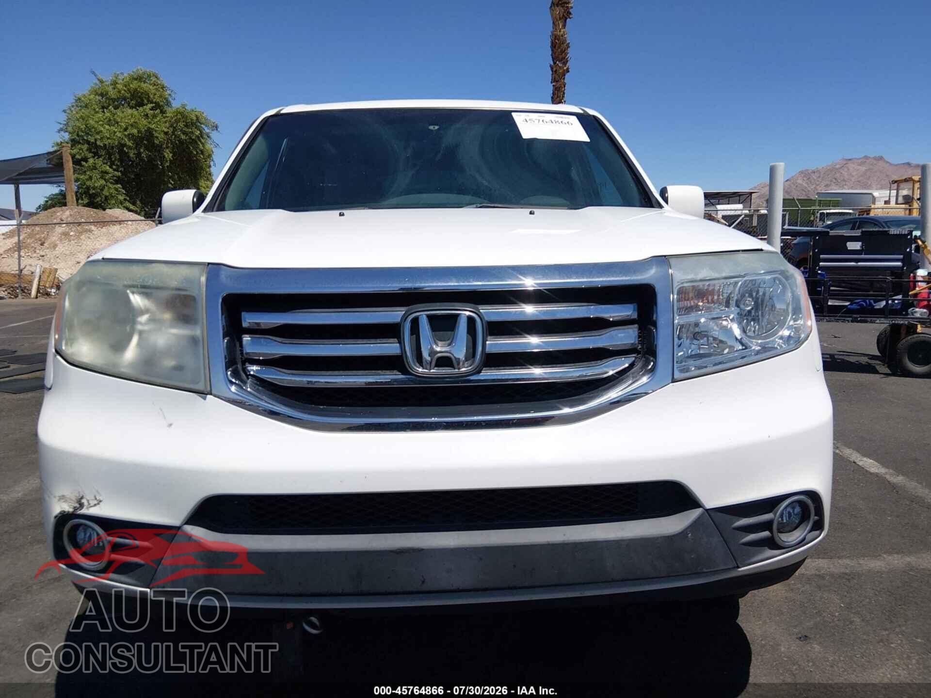 HONDA PILOT 2013 - 5FNYF3H45DB036879