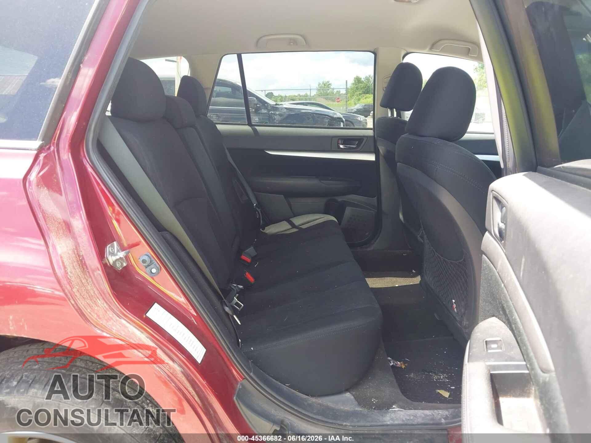 SUBARU OUTBACK 2014 - 4S4BRBCC4E3202356