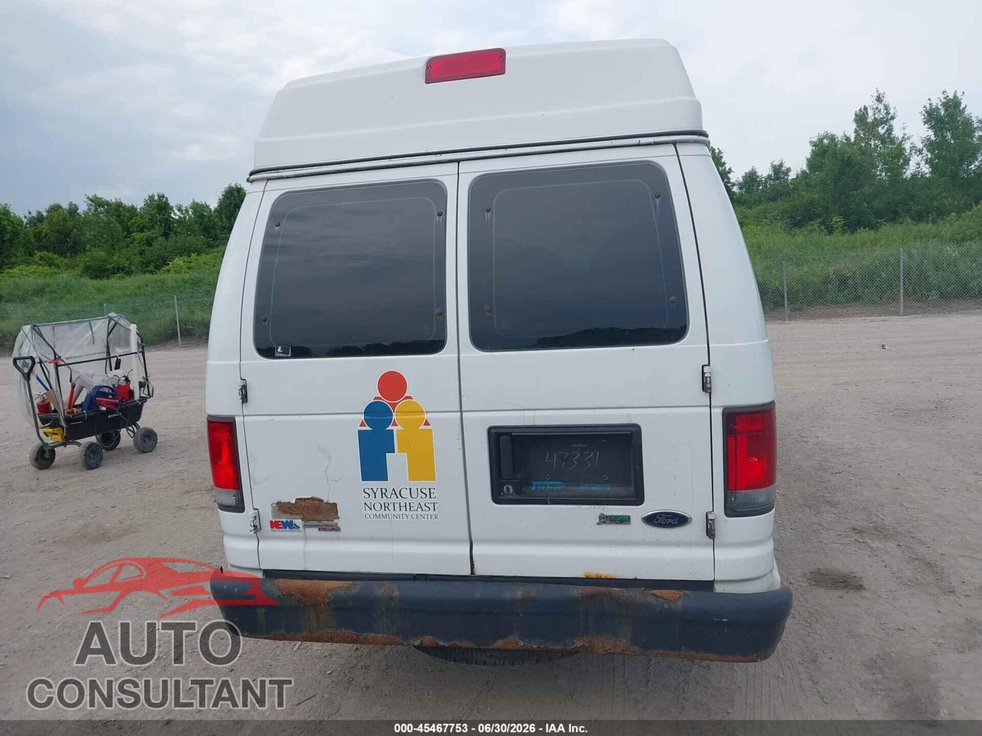 FORD E-250 2012 - 1FTNS2EW6CDA47331