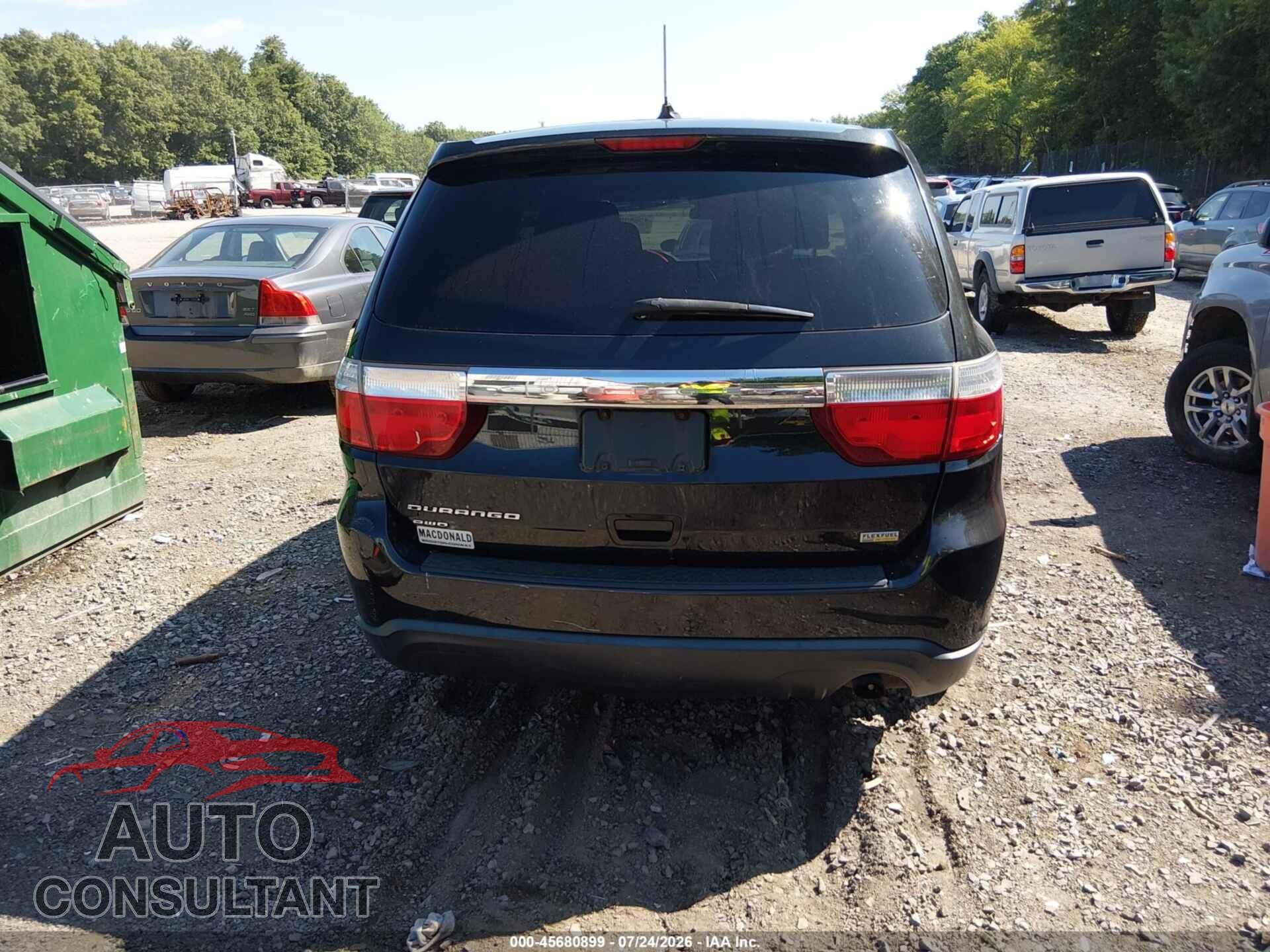 DODGE DURANGO 2011 - 1D4RE2GG8BC684792