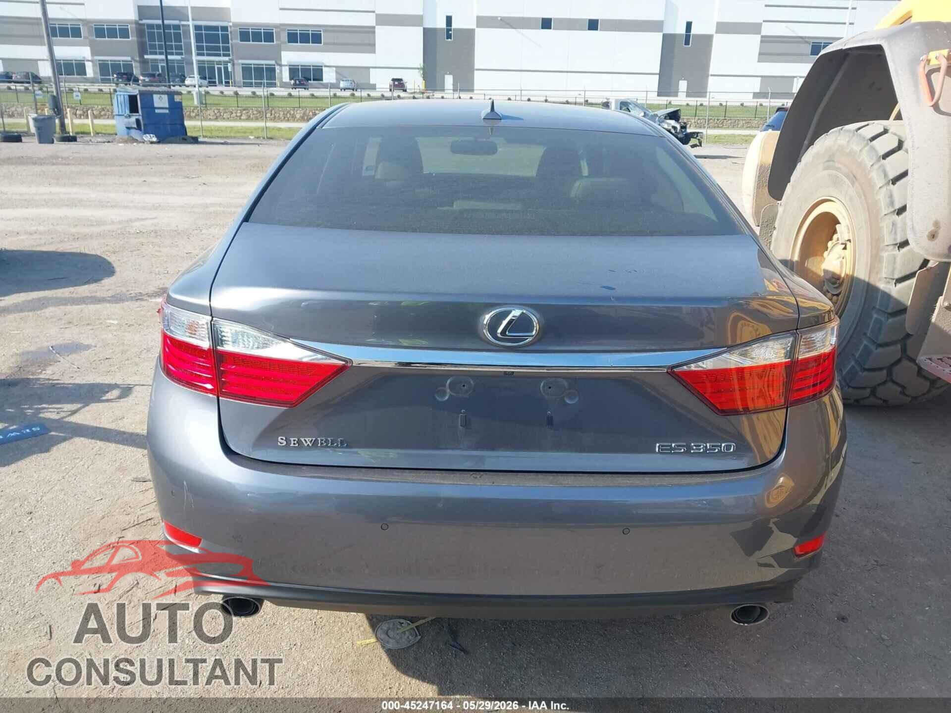 LEXUS ES 350 2013 - JTHBK1GG2D2061936