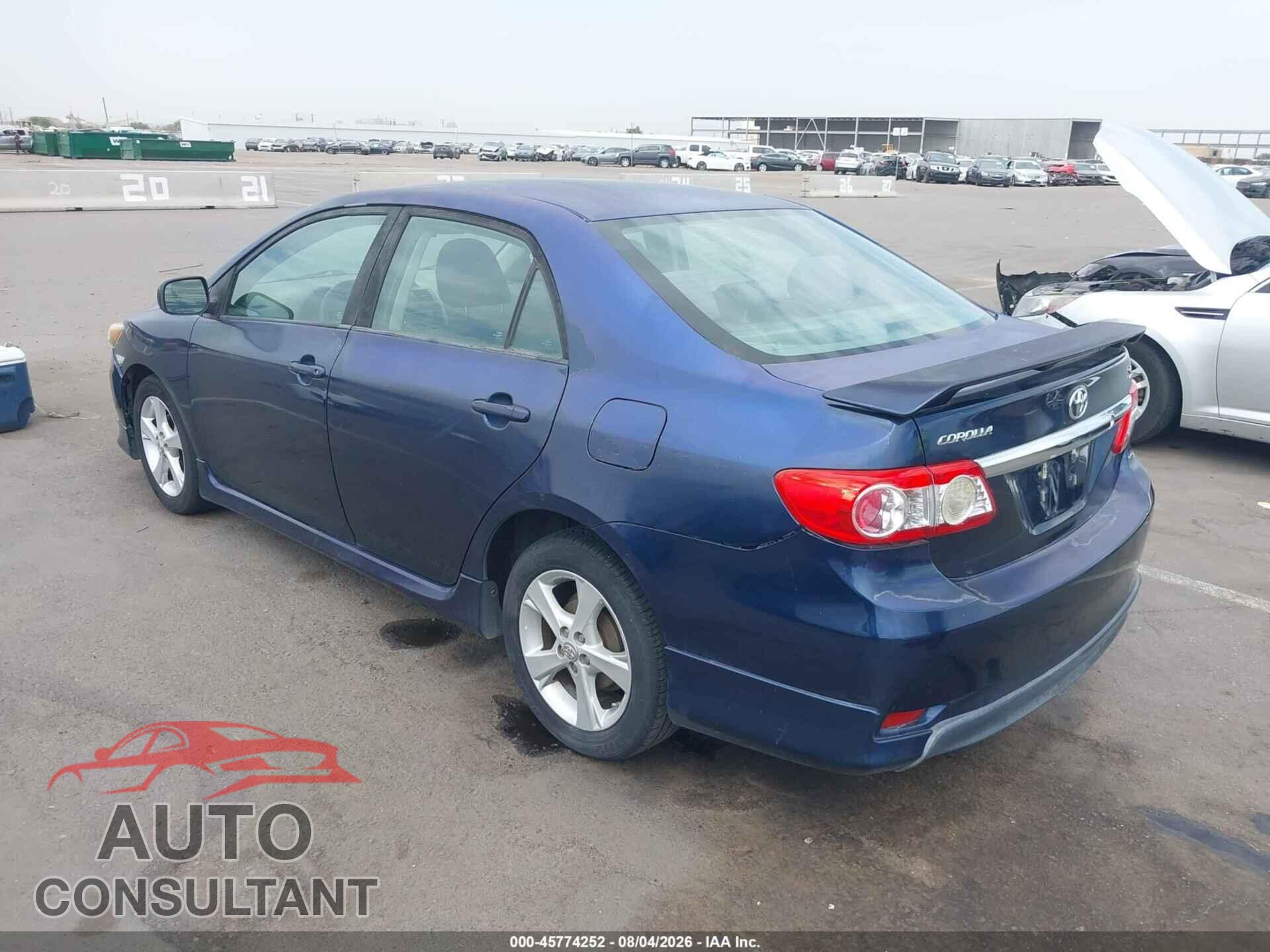 TOYOTA COROLLA 2012 - 5YFBU4EE7CP005506