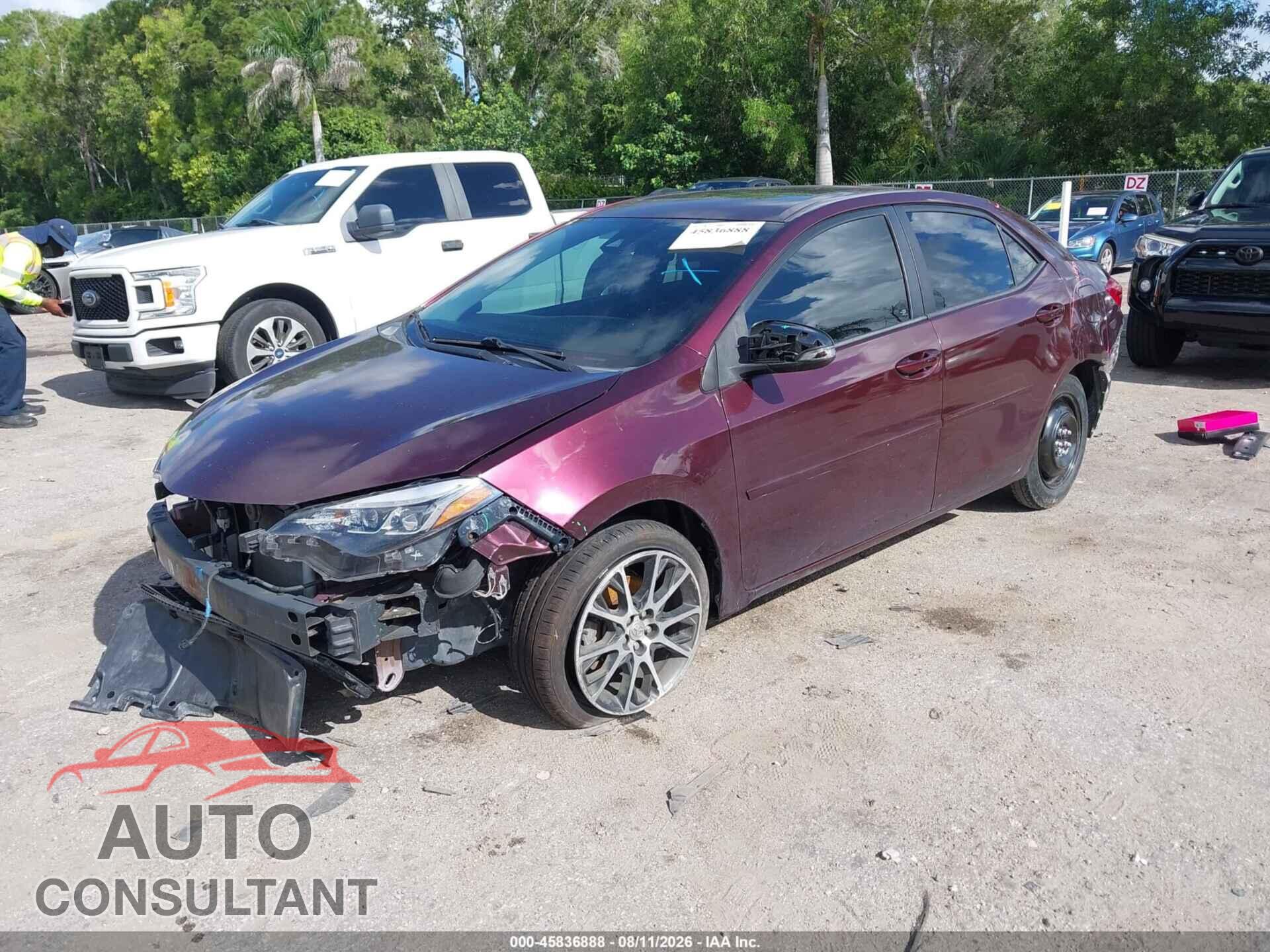 TOYOTA COROLLA 2017 - 5YFBURHE2HP599664
