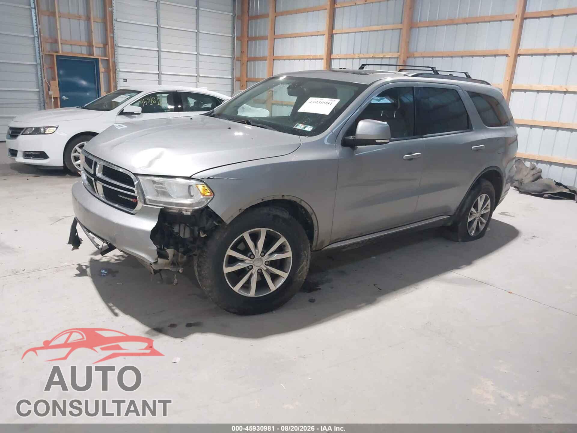 DODGE DURANGO 2015 - 1C4RDJDG9FC163374