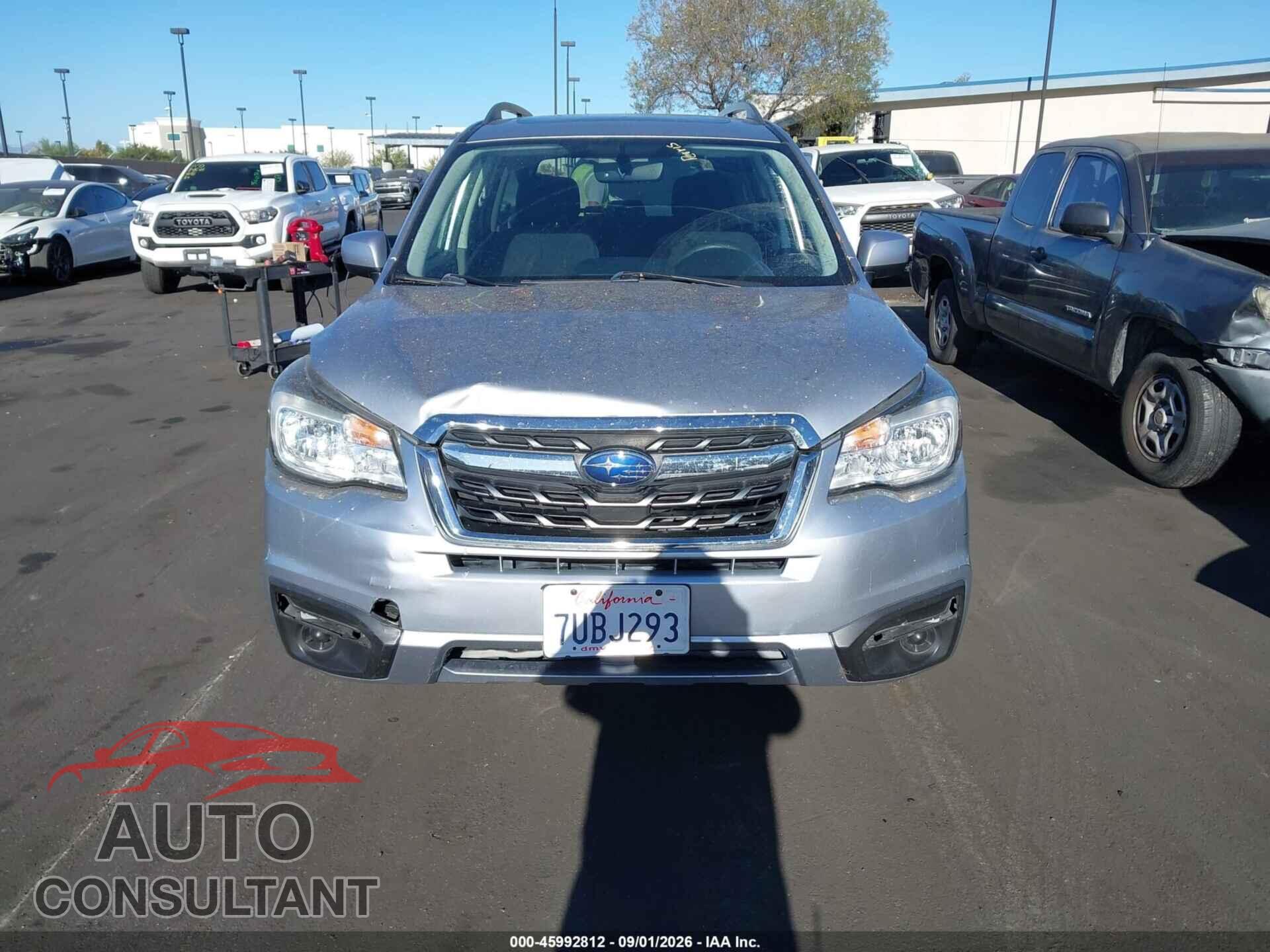 SUBARU FORESTER 2017 - JF2SJAEC5HH419829