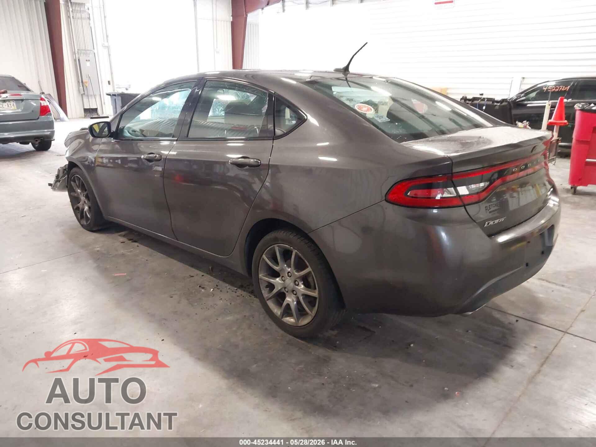 DODGE DART 2015 - 1C3CDFBBXFD141439