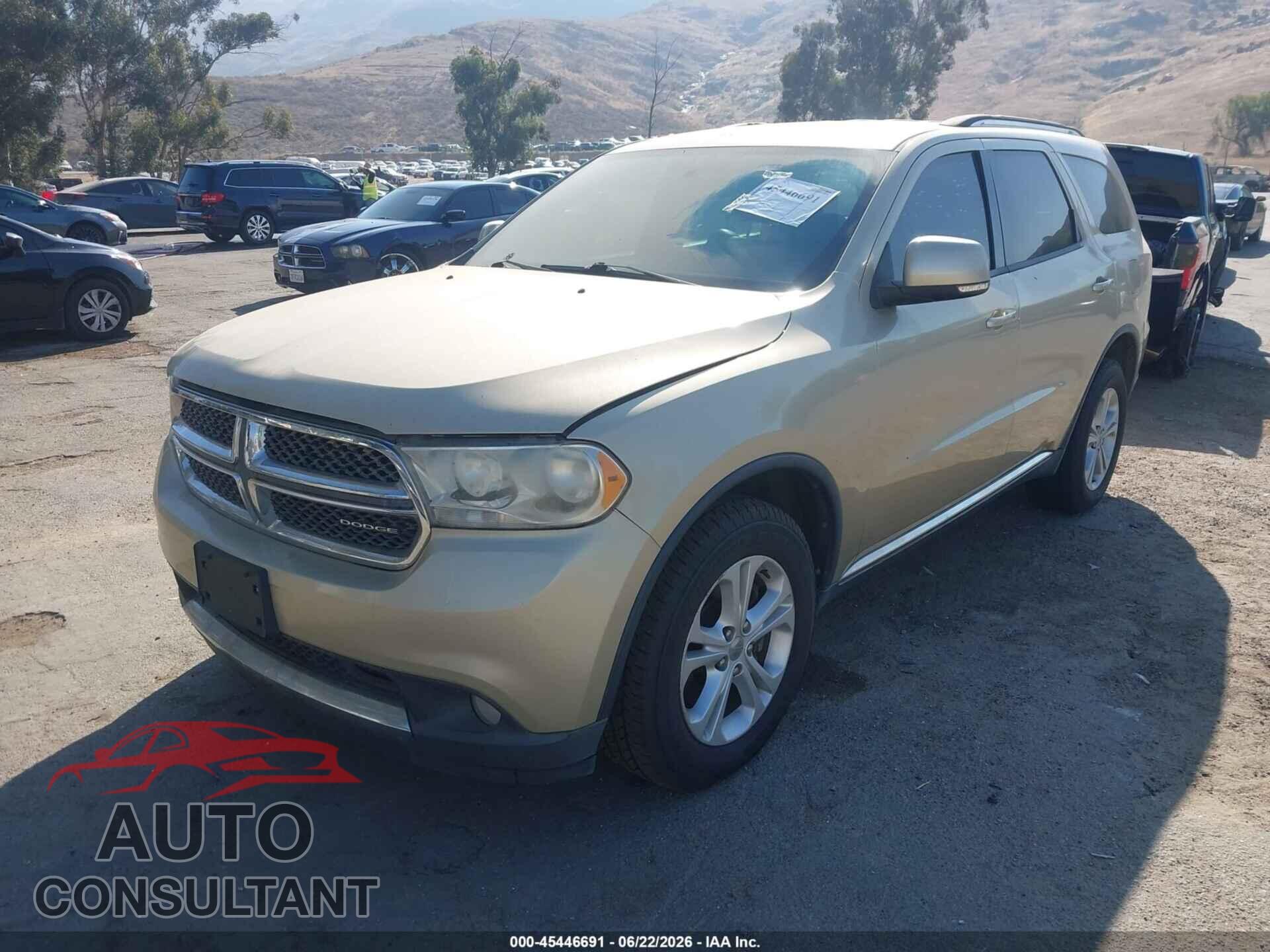DODGE DURANGO 2011 - 1D4SD4GT7BC592229