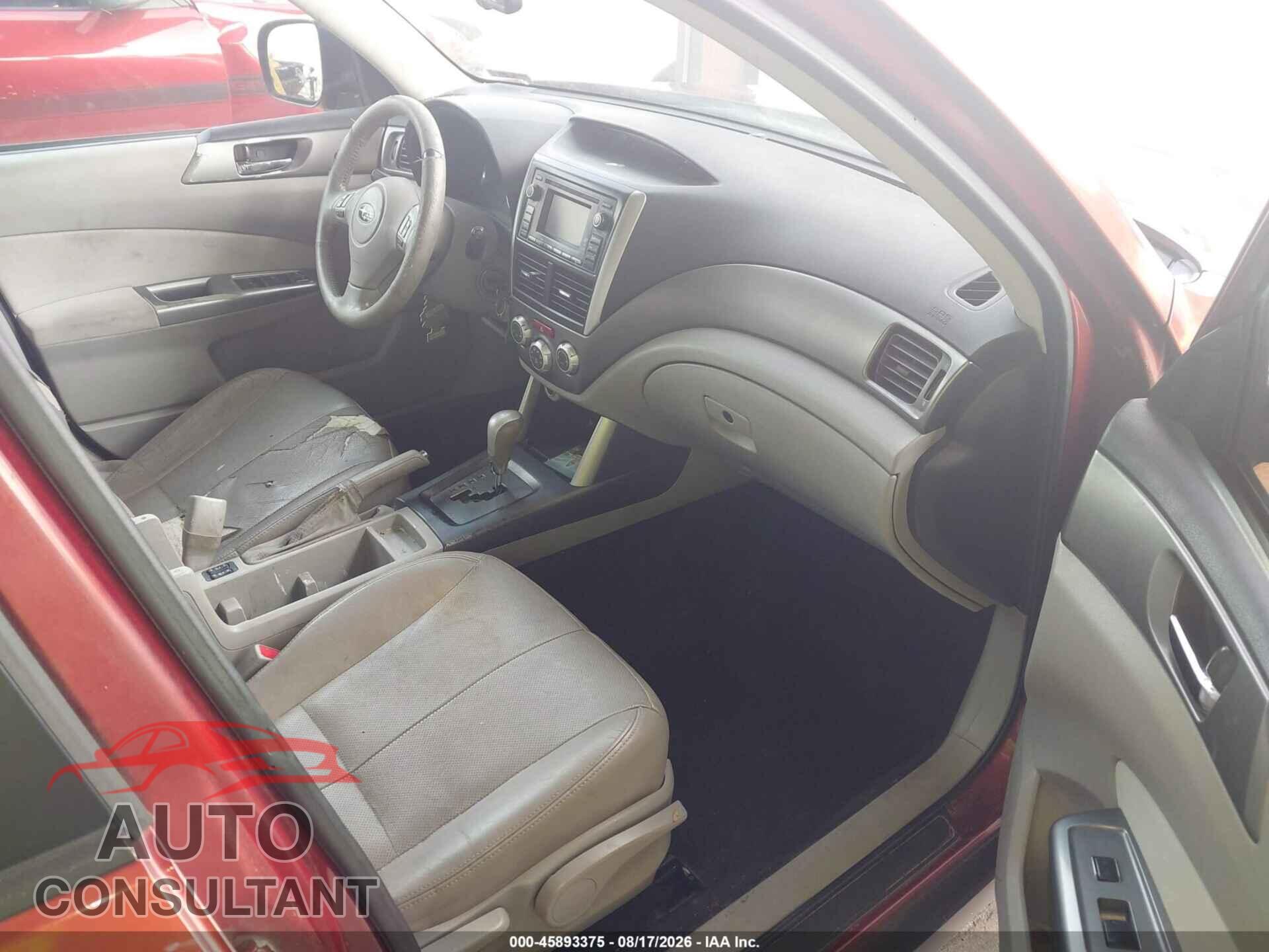 SUBARU FORESTER 2012 - JF2SHAEC4CH468847
