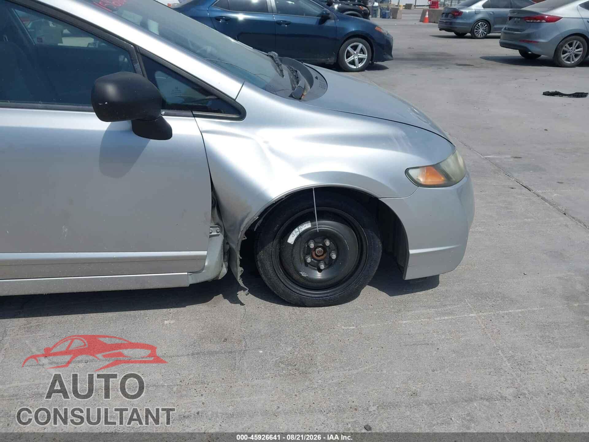 HONDA CIVIC 2009 - 19XFA16509E028420