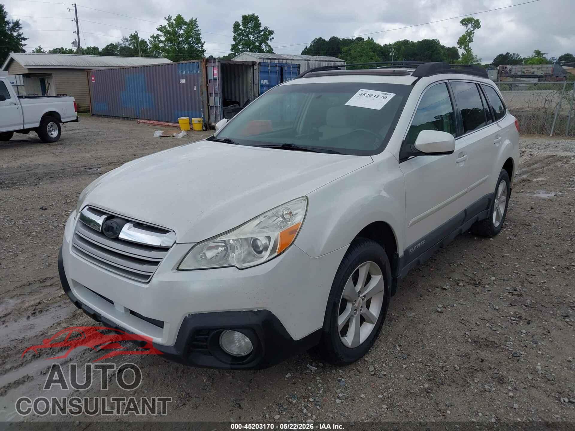 SUBARU OUTBACK 2013 - 4S4BRCGC9D3290562