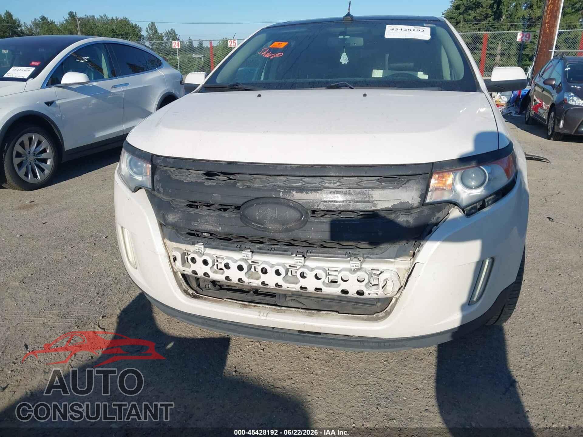 FORD EDGE 2012 - 2FMDK3J98CBA60259