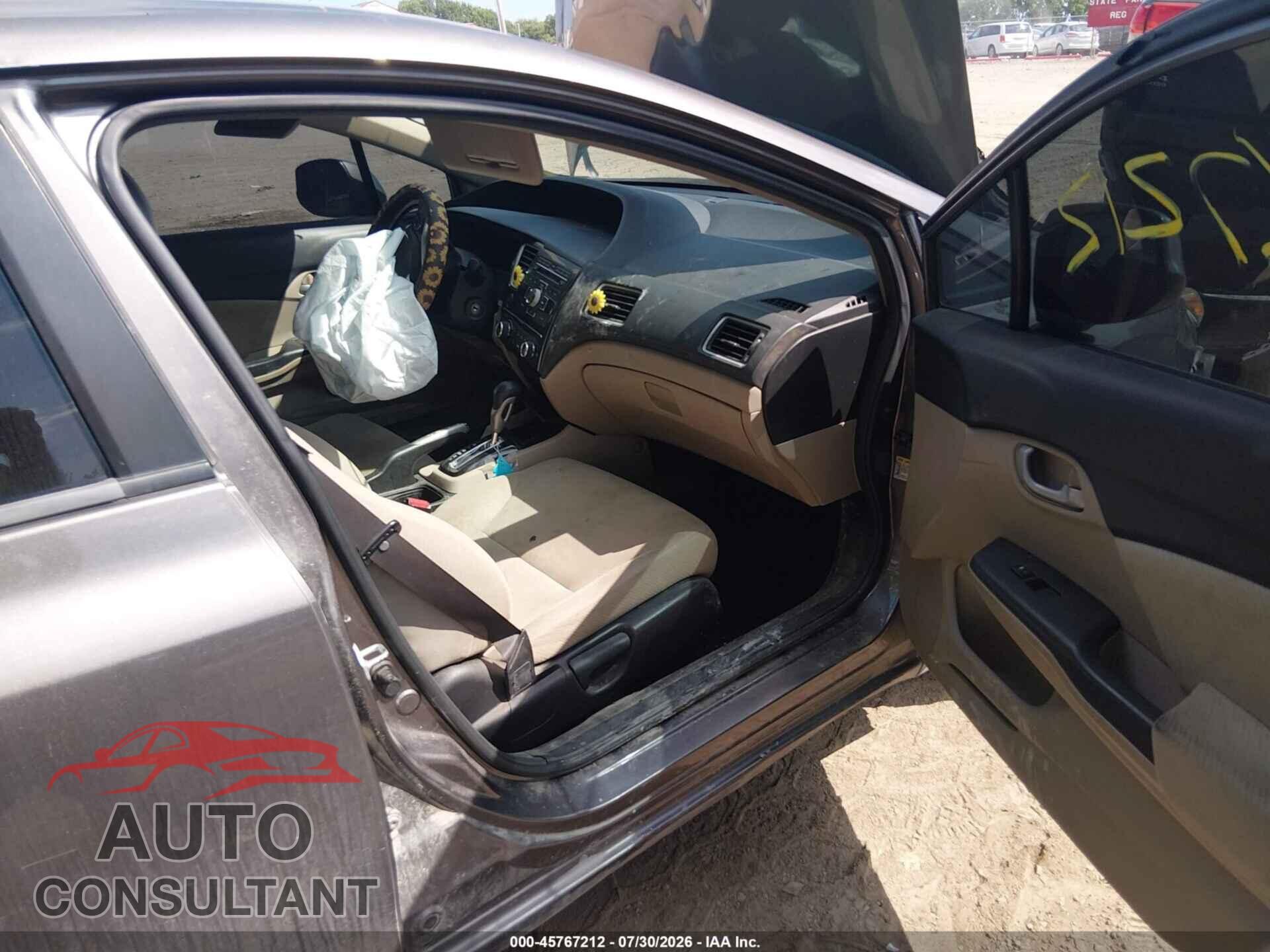 HONDA CIVIC 2013 - 19XFB2F5XDE026962