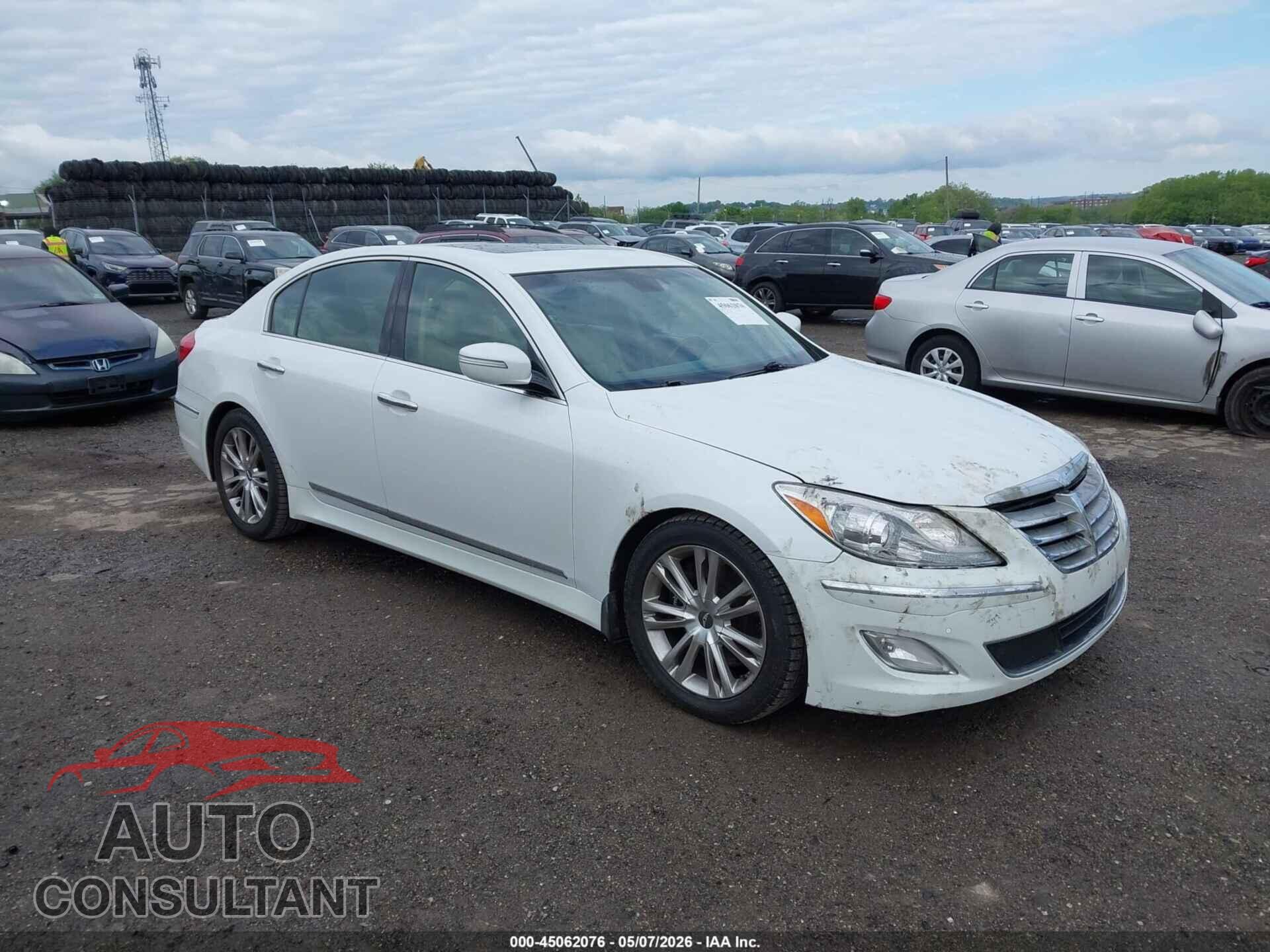 HYUNDAI GENESIS 2012 - KMHGC4DF2CU200348