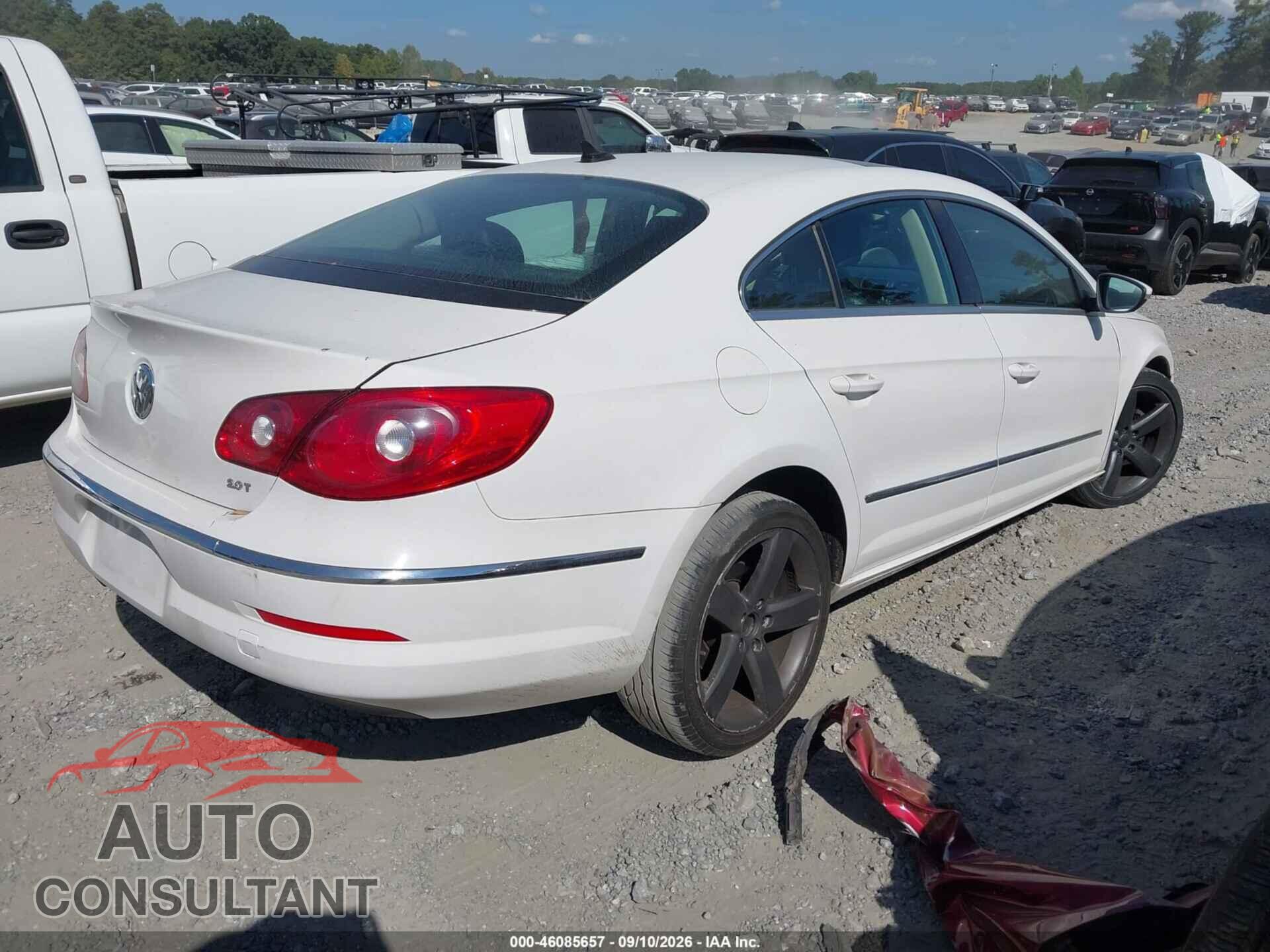 VOLKSWAGEN CC 2012 - WVWHP7AN6CE509082
